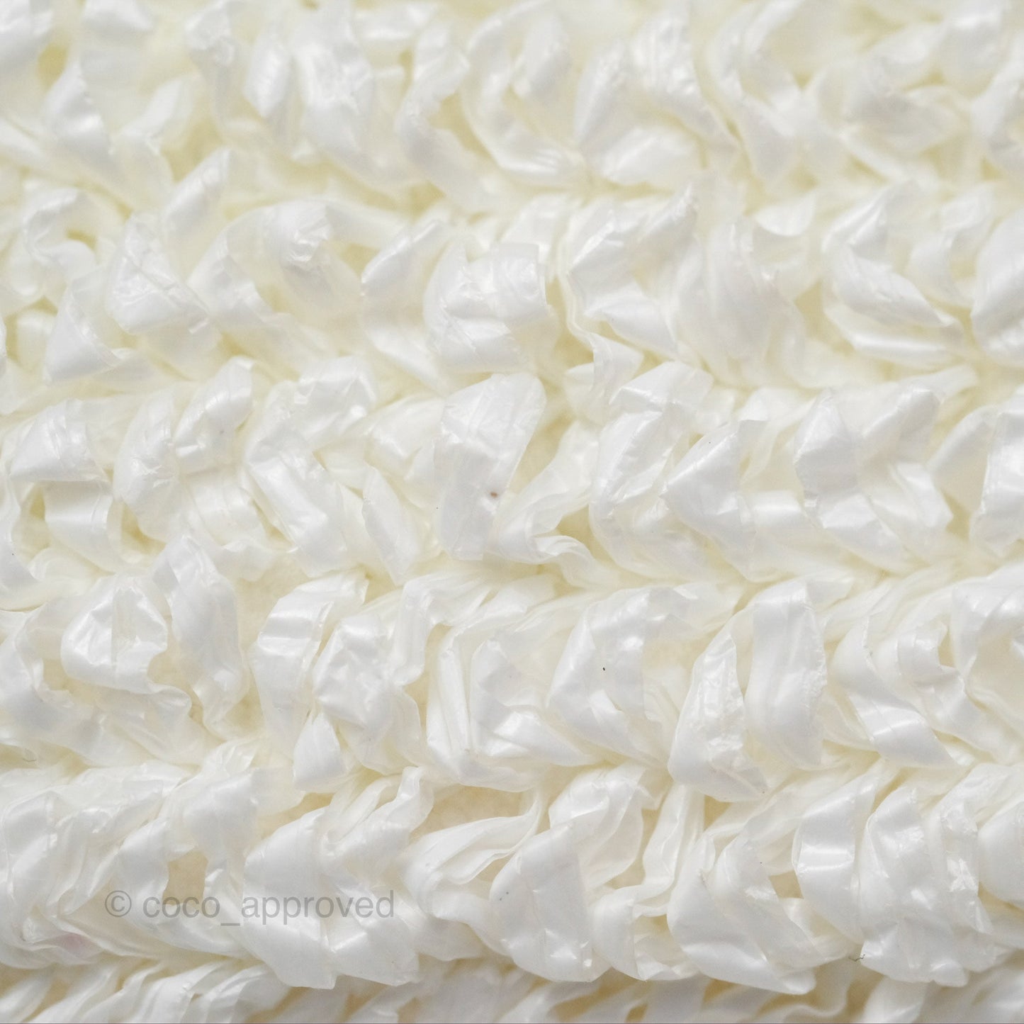 Bottega Veneta The Mini Pouch Boucle Raffia White