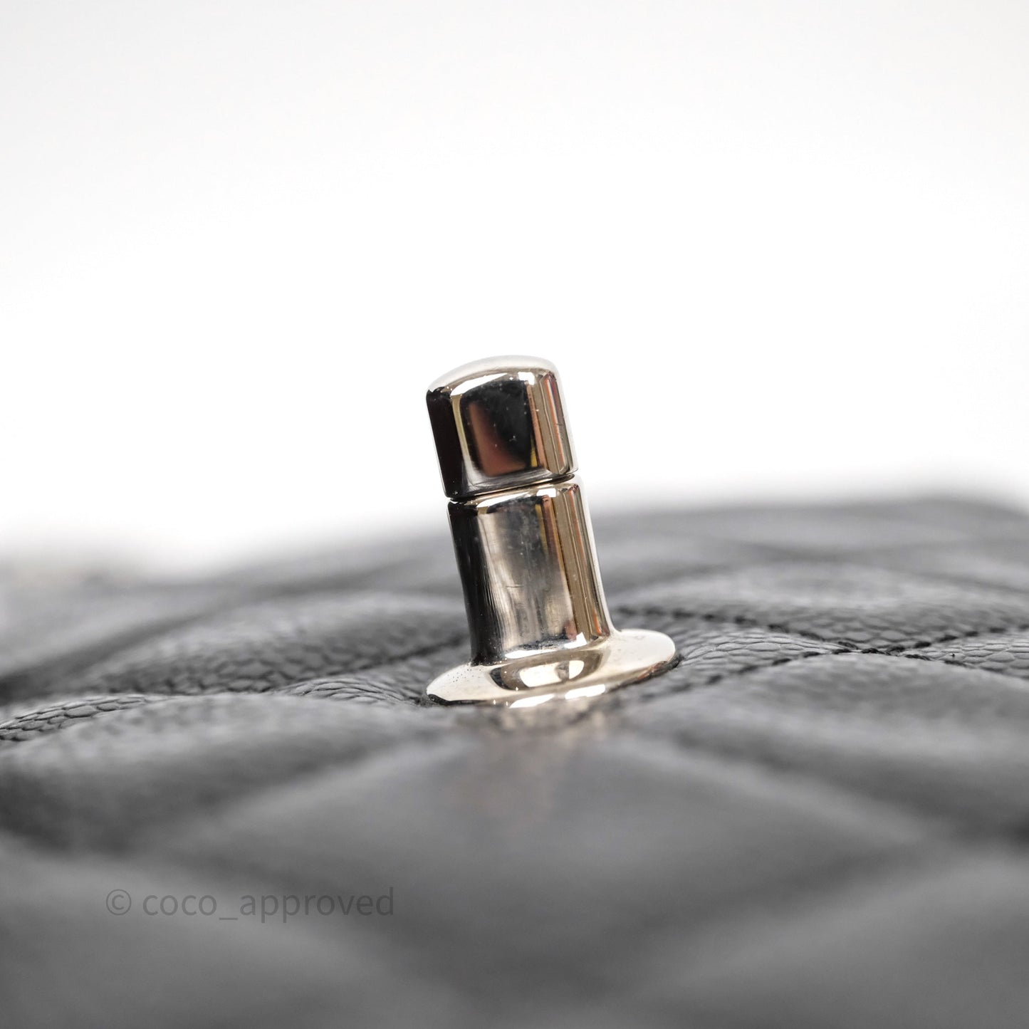 Chanel Jumbo Double Flap Black Caviar Silver Hardware⁣⁣