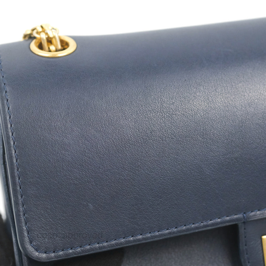 Chanel Nude Reissue 2.55 Medallion Flap 225 Navy Calfskin