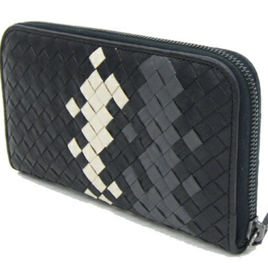 Luxury Bottega Veneta   ivory Leather Long Wallet (Bi-Fold) ()