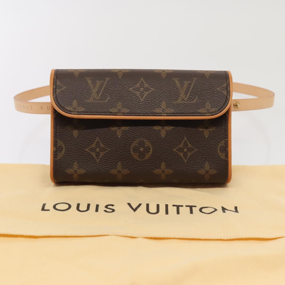 LOUIS VUITTON Monogram Pochette Florentine Waist bag M51855 LV 88916A