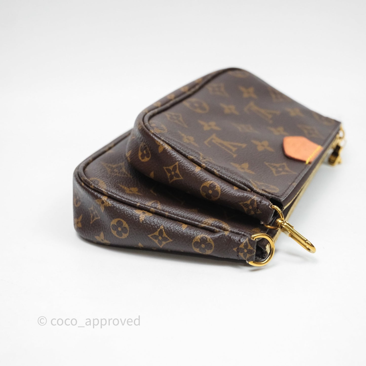 Louis Vuitton Multi Pochette Accessories Khaki Monogram Canvas