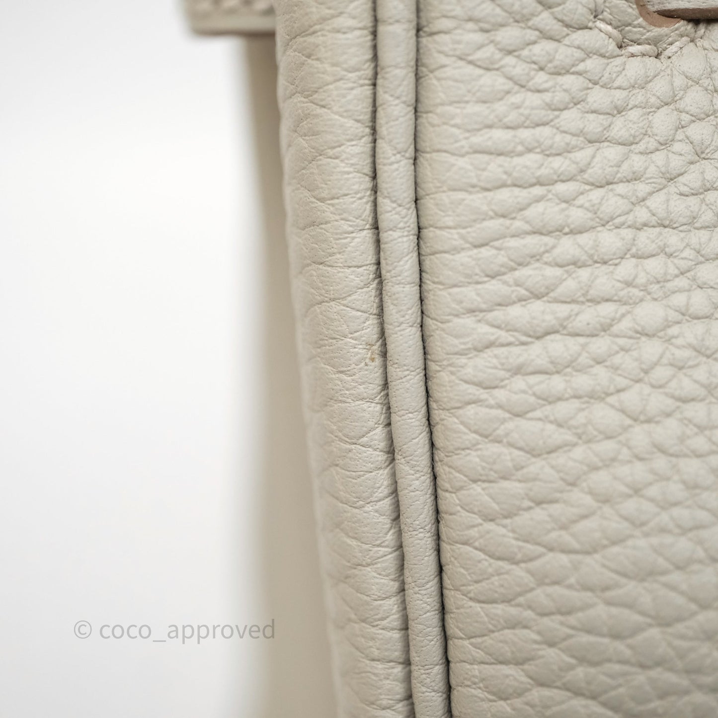 Hermès Birkin 30 Retourne Gris Perle 80 Togo Gold Hardware