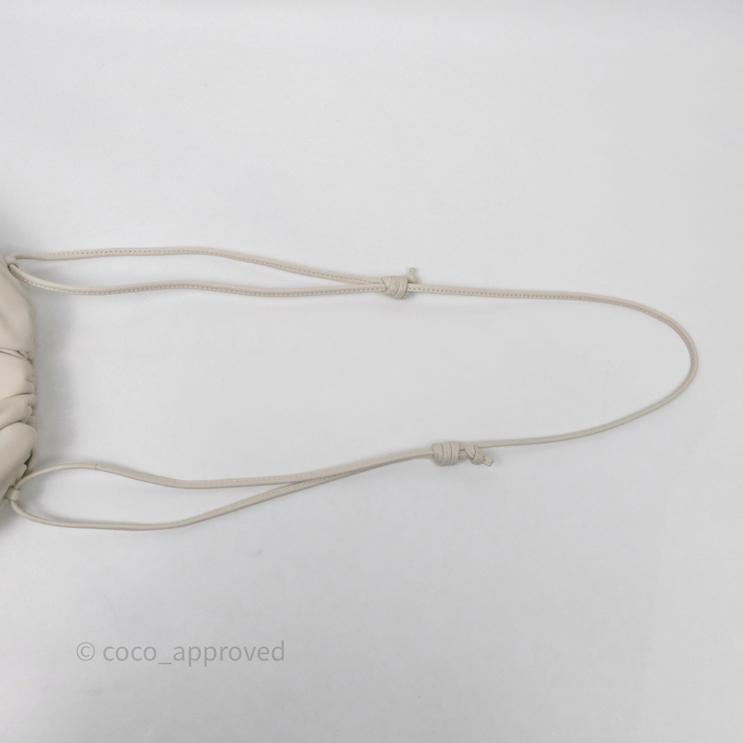 Bottega Veneta The Mini Pouch Ivory Calfskin