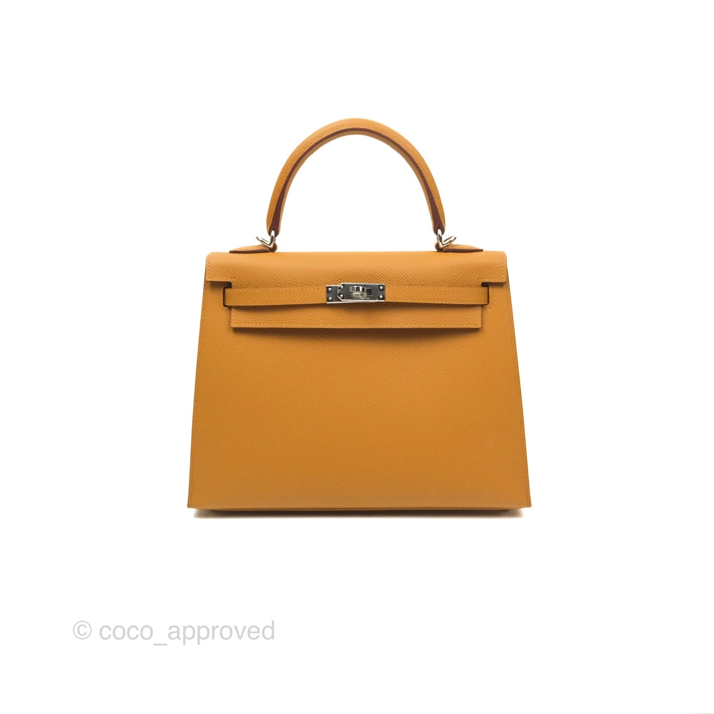 Hermès Sellier Kelly 25 Sesame 2S Epsom Palladium Hardware