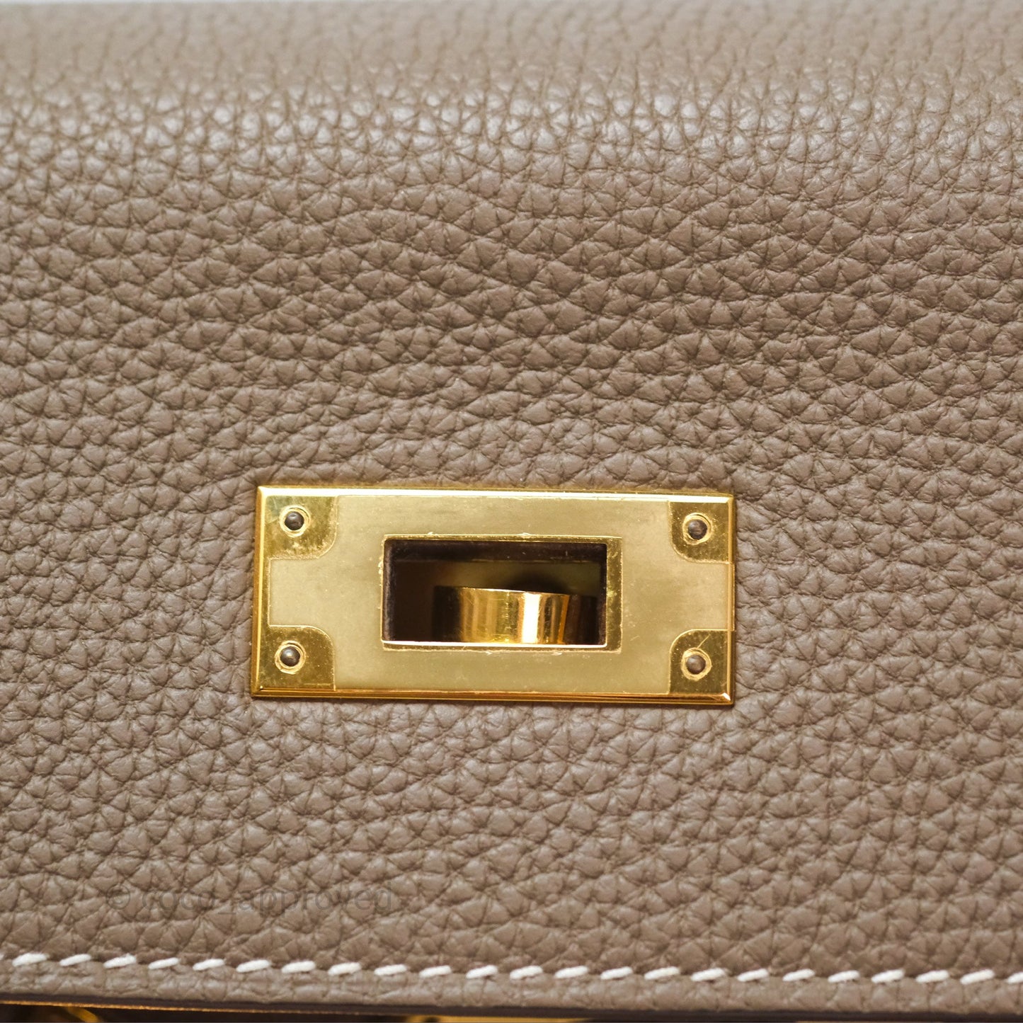 Hermès Kelly II 28 Retourne Etoupe 18 Togo Gold Hardware