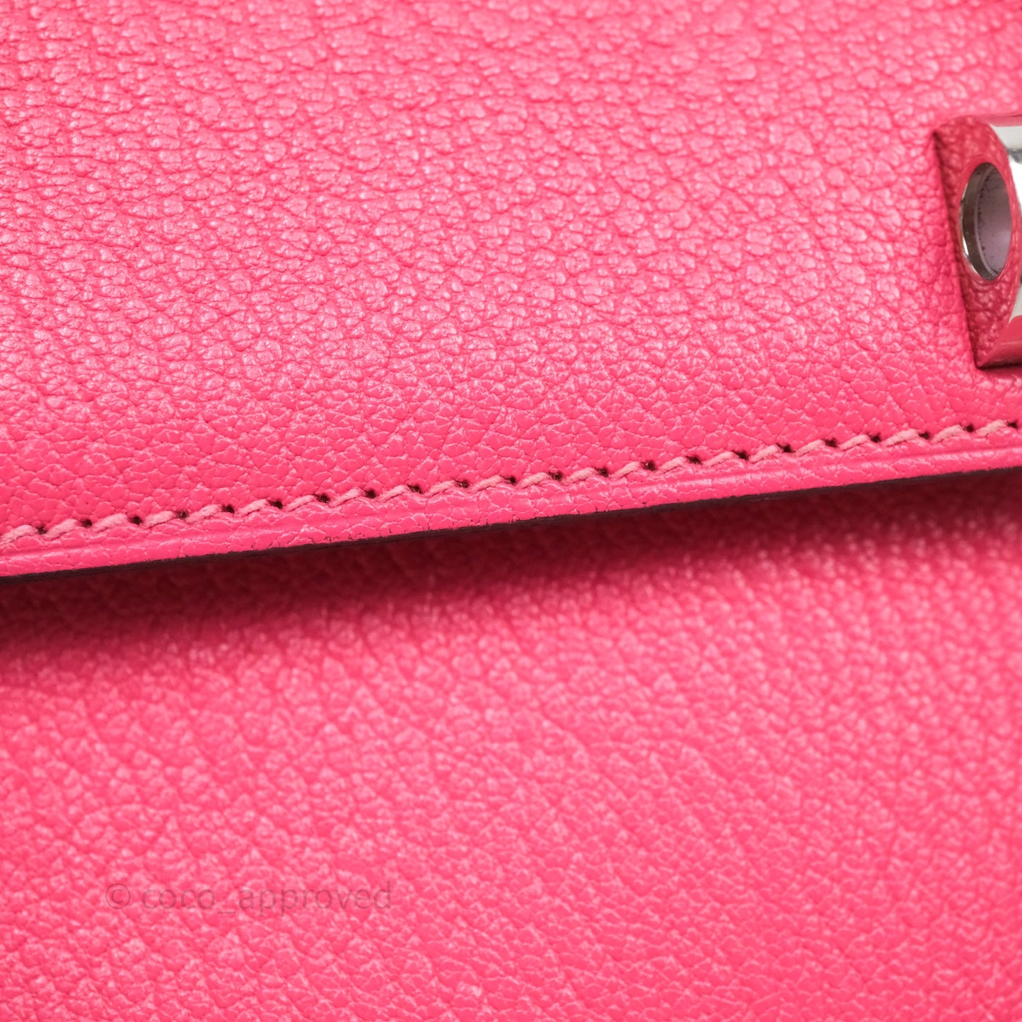Hermès Mini Verrou Chaine Bag Rose Lipstick U5 Chevre Mysore Palladium Hardware