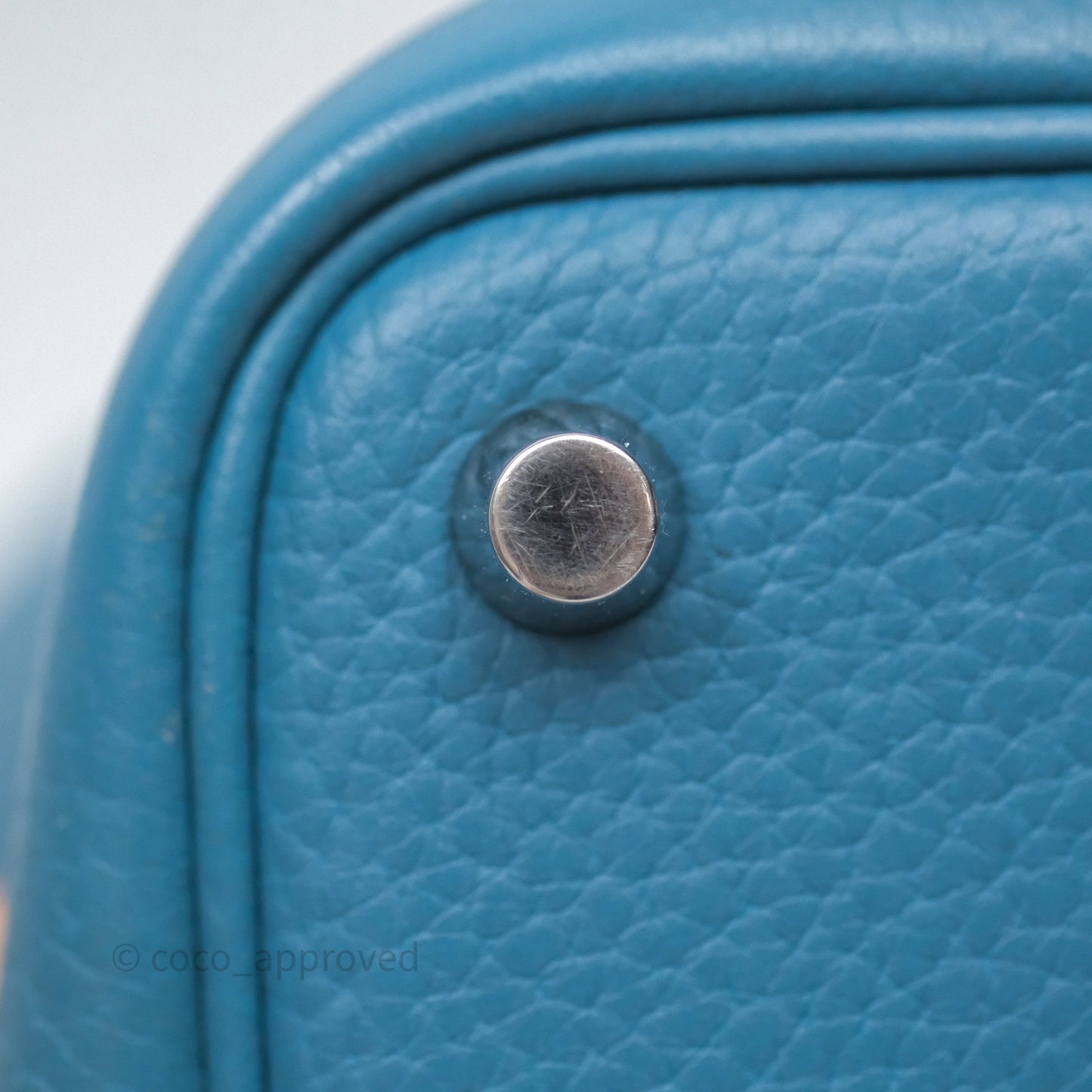 Hermès Picotin 18 Blue Jean 75 Clemence Palladium Hardware