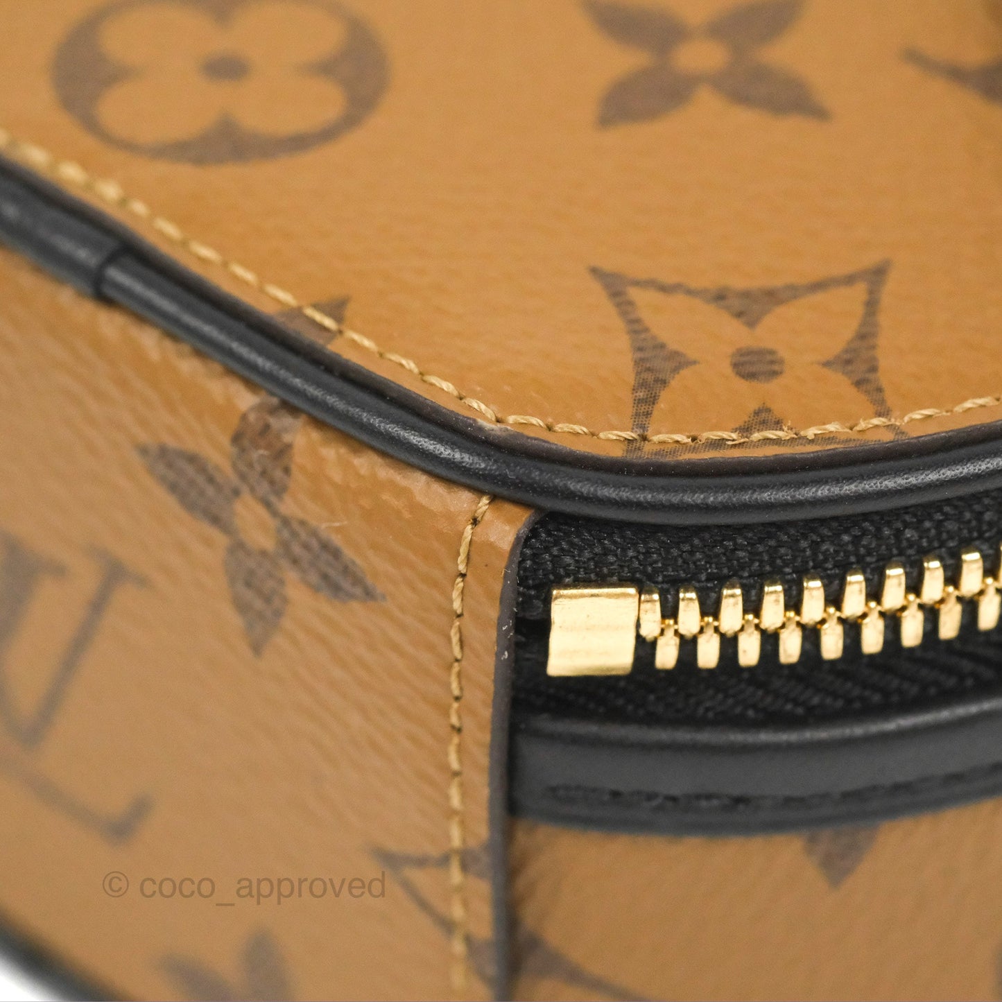 Louis Vuitton Mini Boîte Chapeau Monogram Reverse Canvas Black