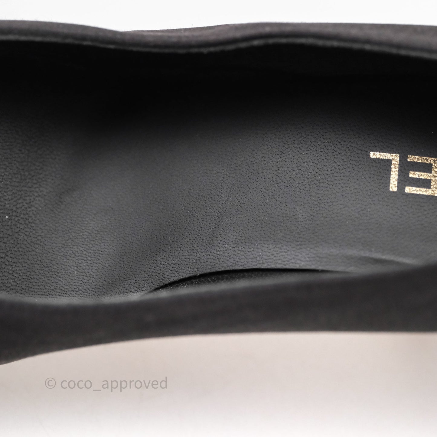Chanel Classic Heels CC Black Size 39