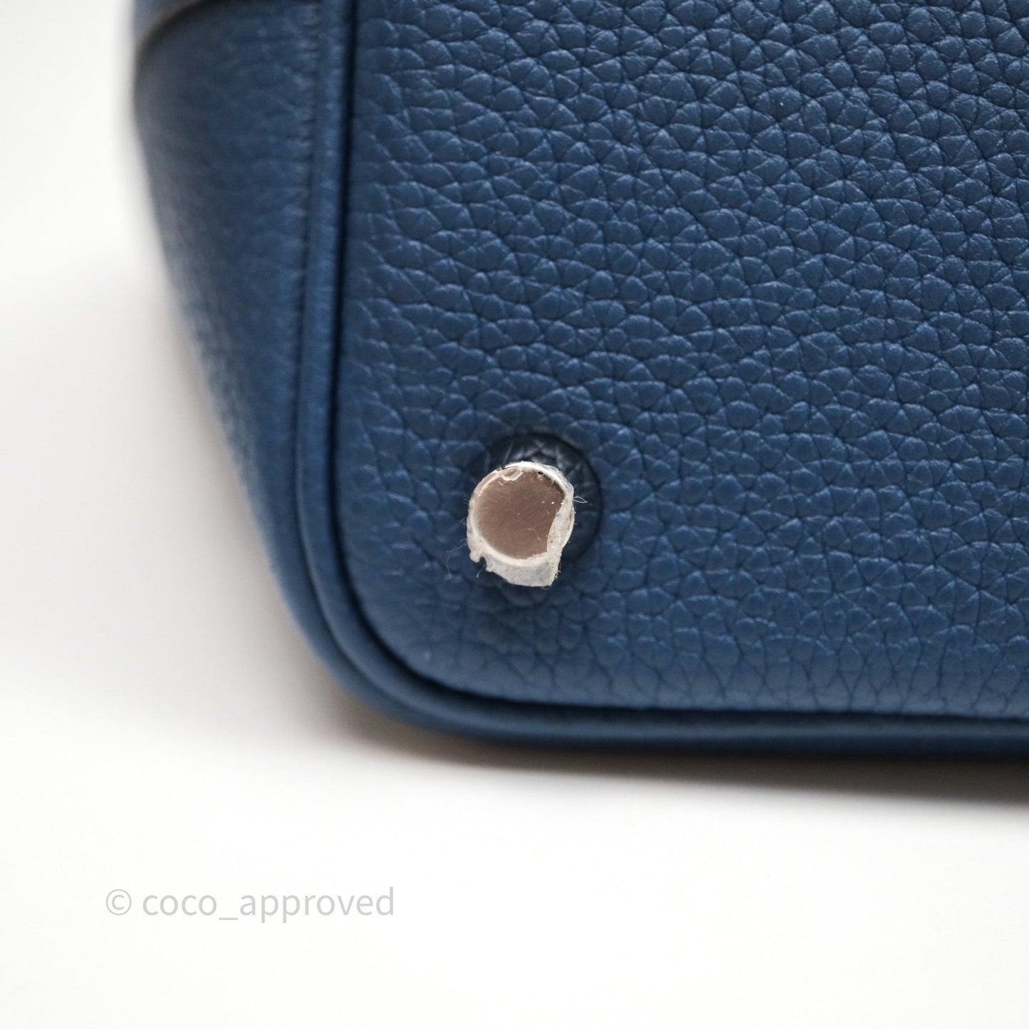 Hermès Picotin 18 Deep Blue S4 Clemence Palladium Hardware