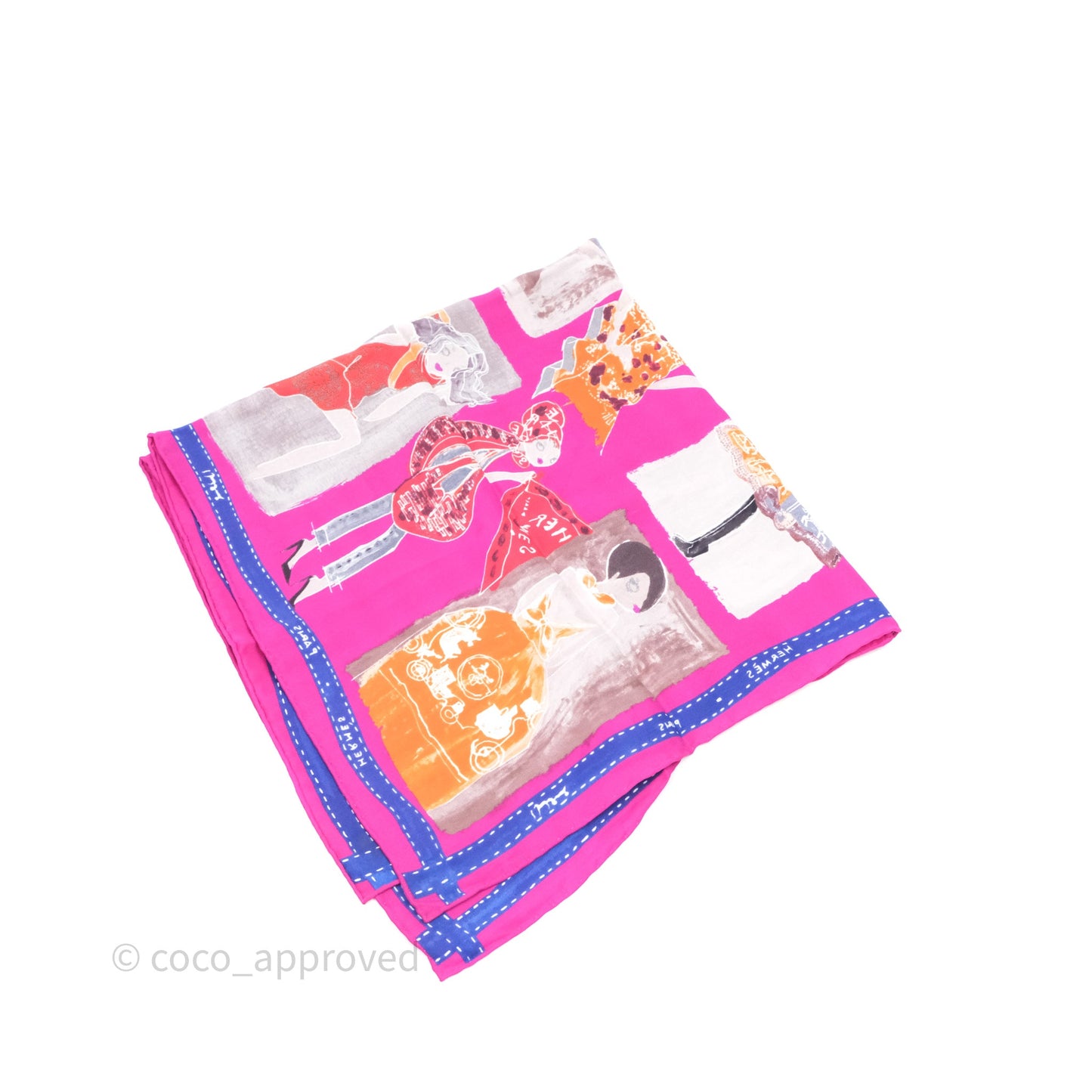 Hermès J´aime Mon Carré Silk Scarf 70