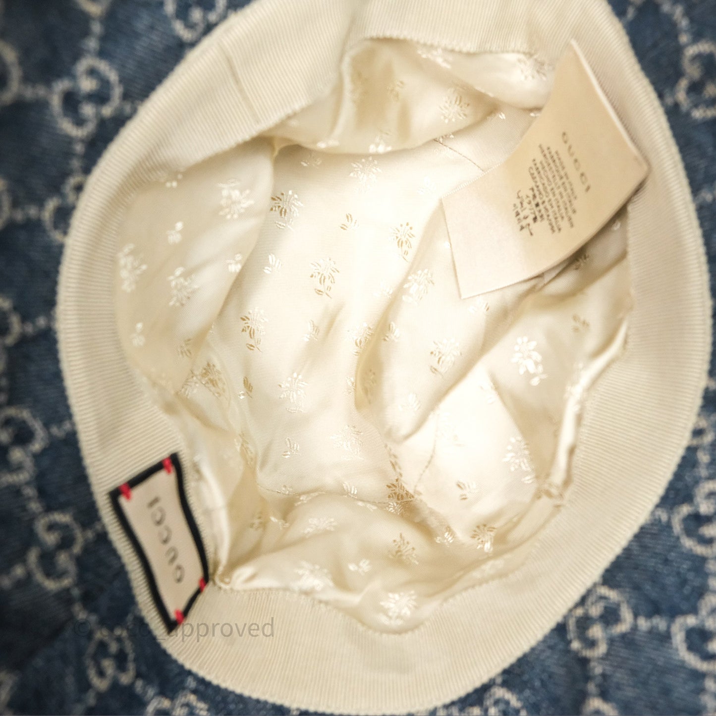 Gucci GG Supreme Denim Bucket Hat