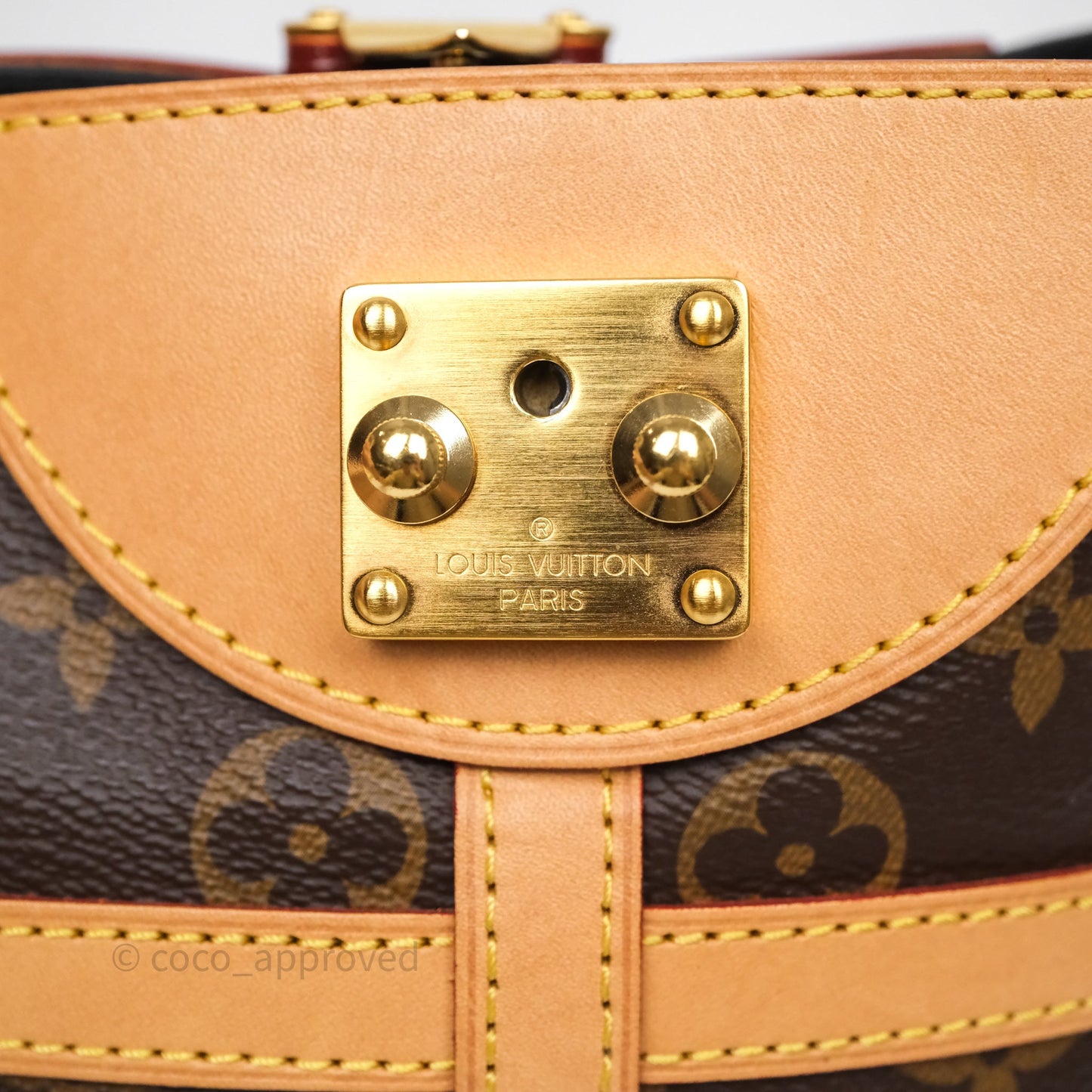 Louis Vuitton Duffle Bucket Bag Monogram Canvas