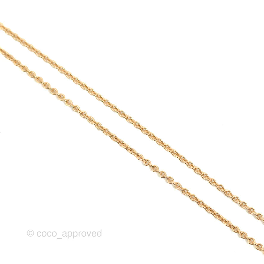 Hermès Farandole Pendant Small Model Rose Gold Tone