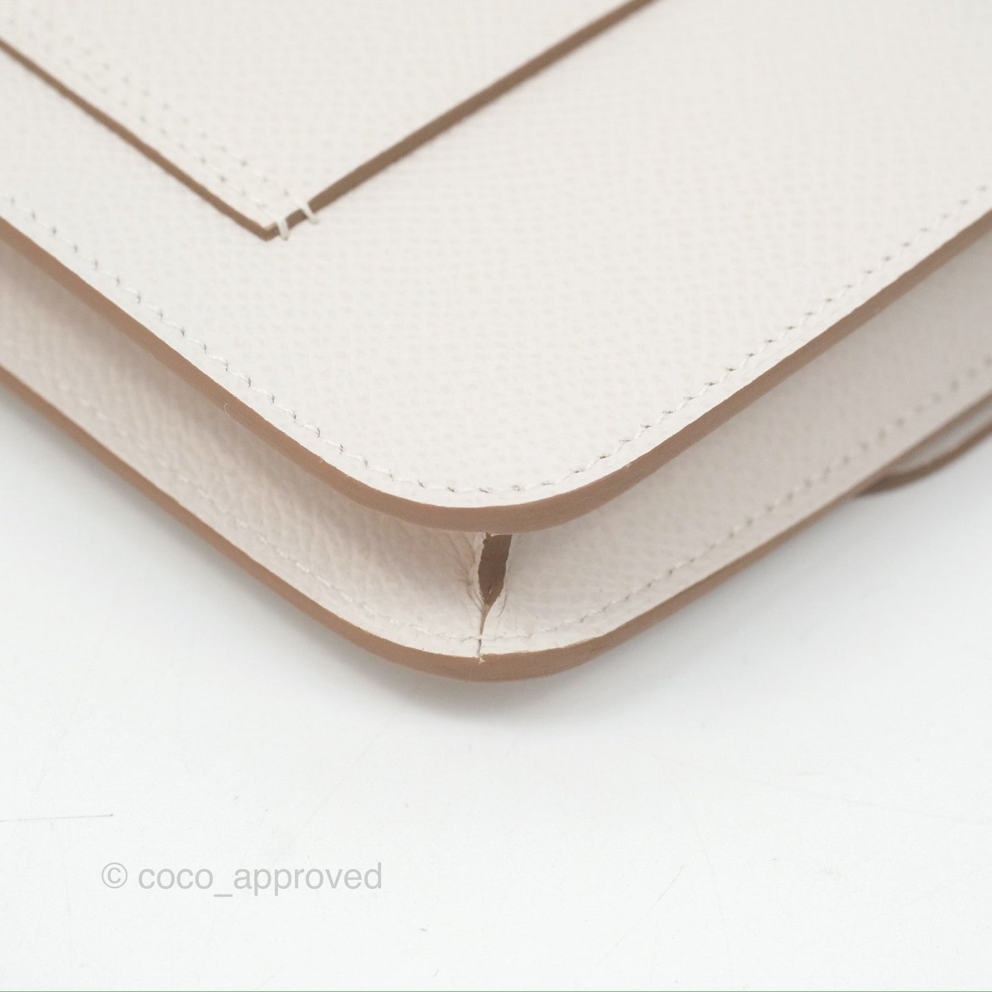 Hermès Constance Slim Wallet Gris Pale Epsom Palladium Hardware