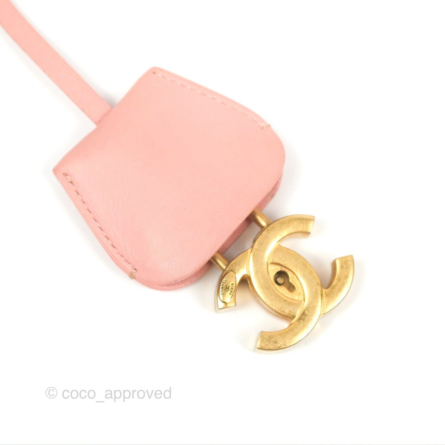 Chanel Quilted Medium CC Filigree Vanity Case Pink Caviar Gold Hardware