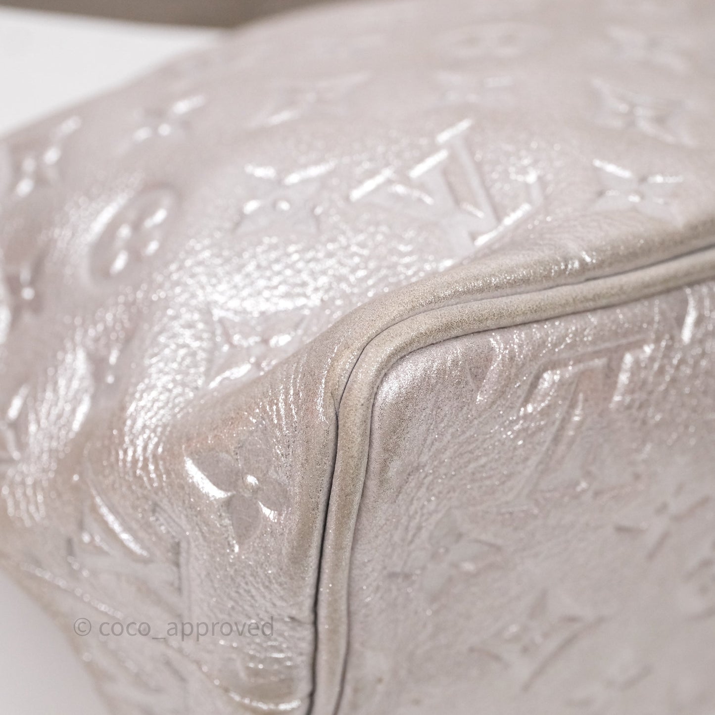 Louis Vuitton Monogram Shimmer Halo Bag Silver