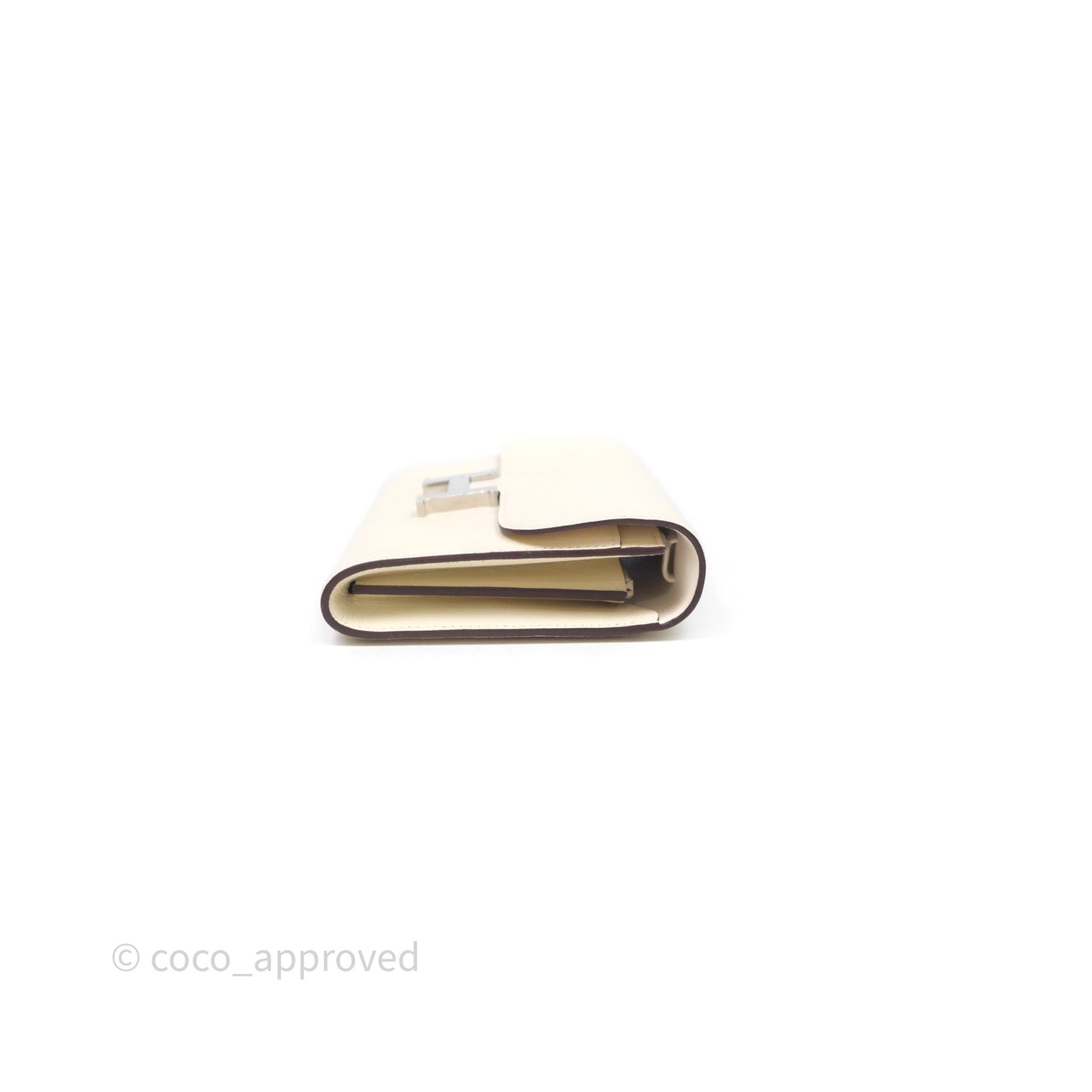 Hermès Constance To Go Wallet Nata I2 Epsom Palladium hardware