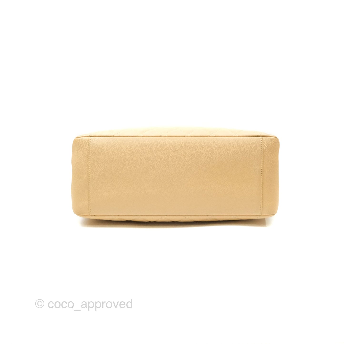 Chanel GST Beige Caviar Silver Hardware