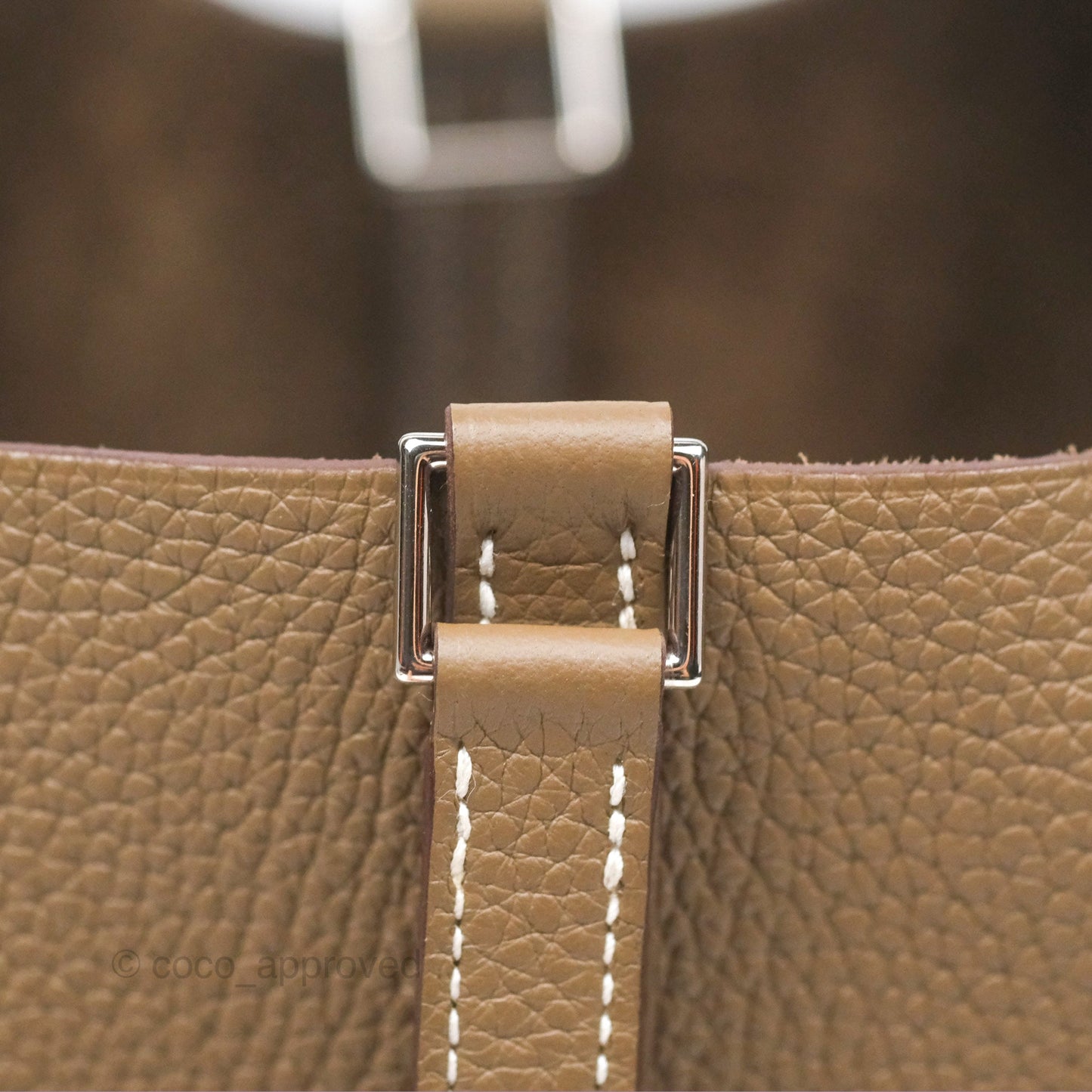 Hermès Picotin Lock 22 Etoupe Clemence Palladium Hardware