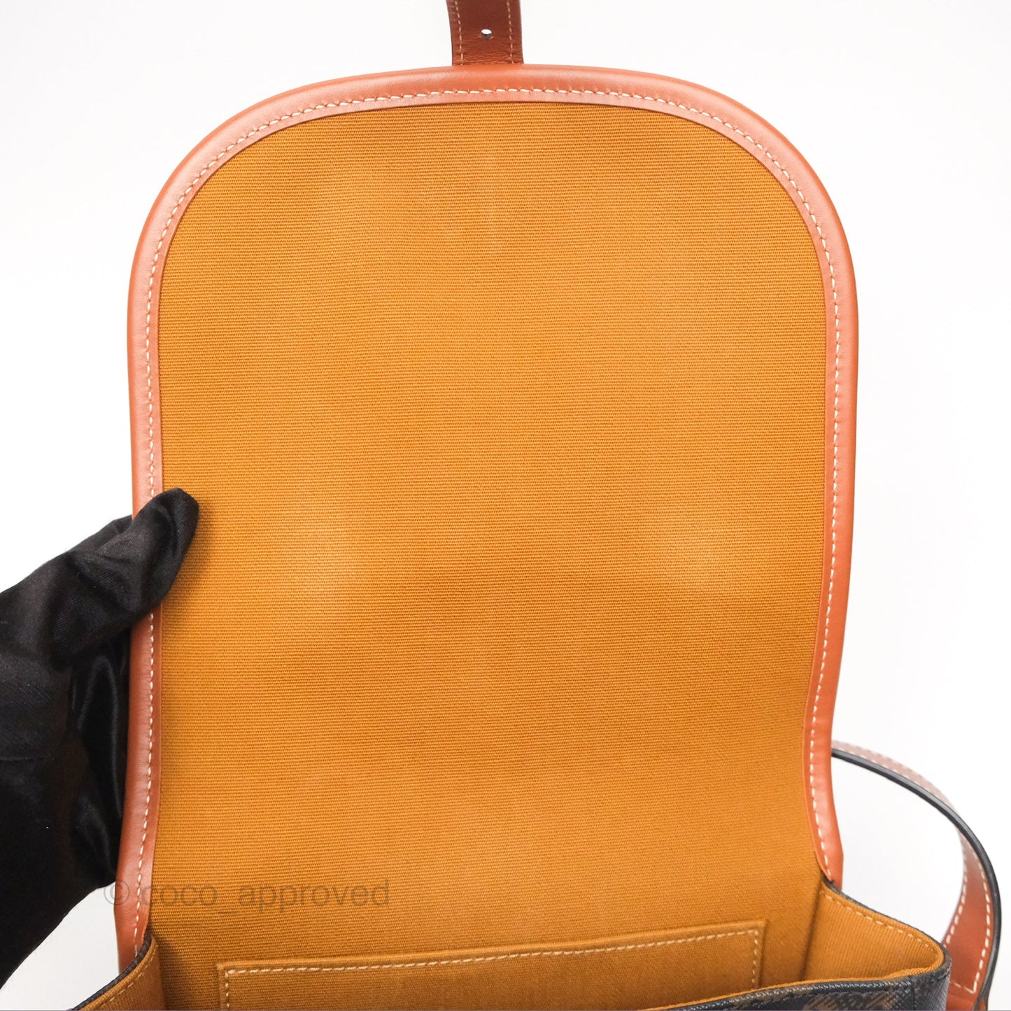 Celine Medium Folco Bag Triomphe Canvas Tan