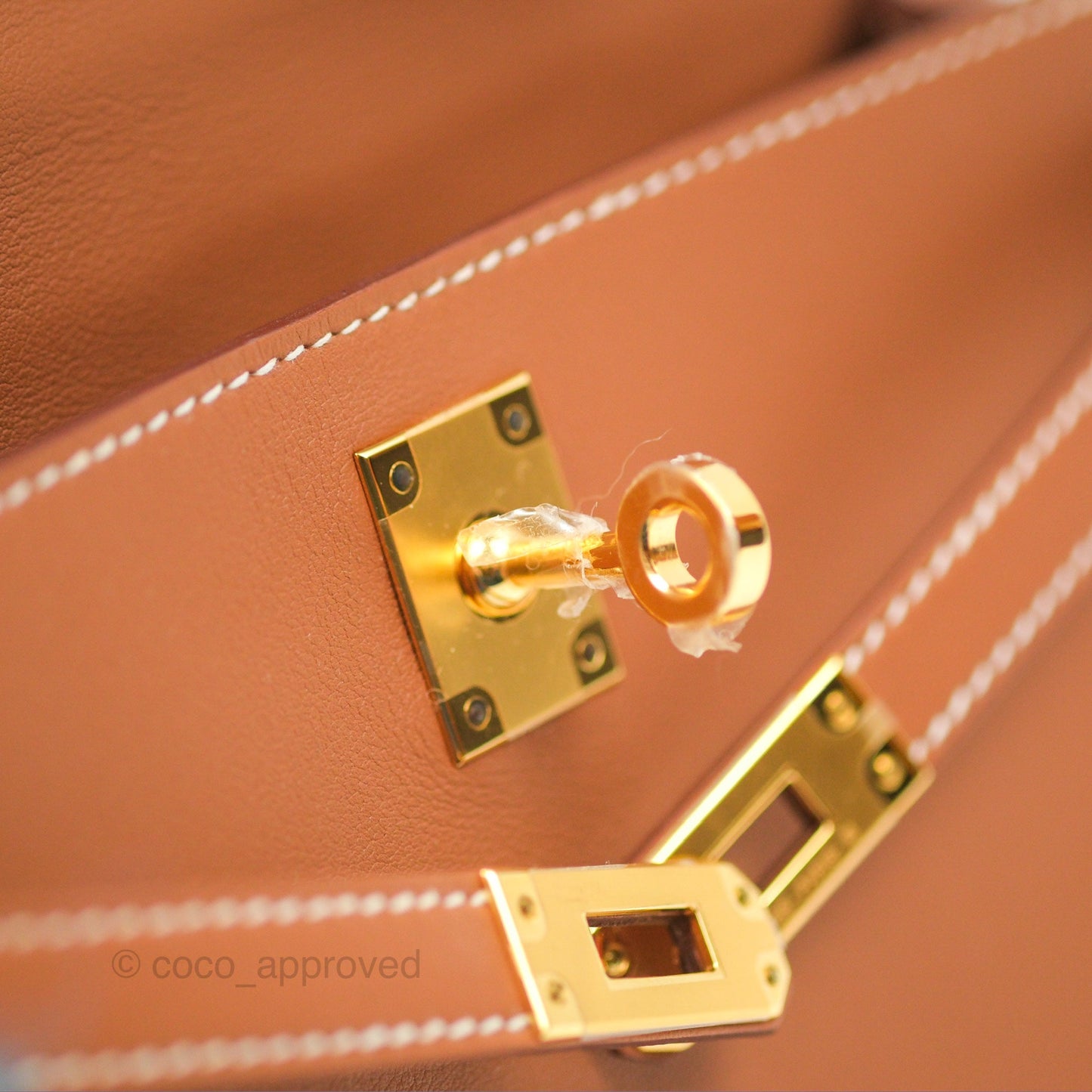 Hermès Kelly Mini Pochette Gold Swift Gold Hardware