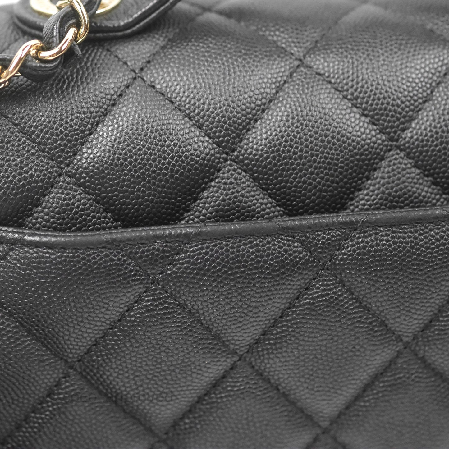 Chanel Quilted Medium Business Affinity Flap Black Caviar Gold Hardware