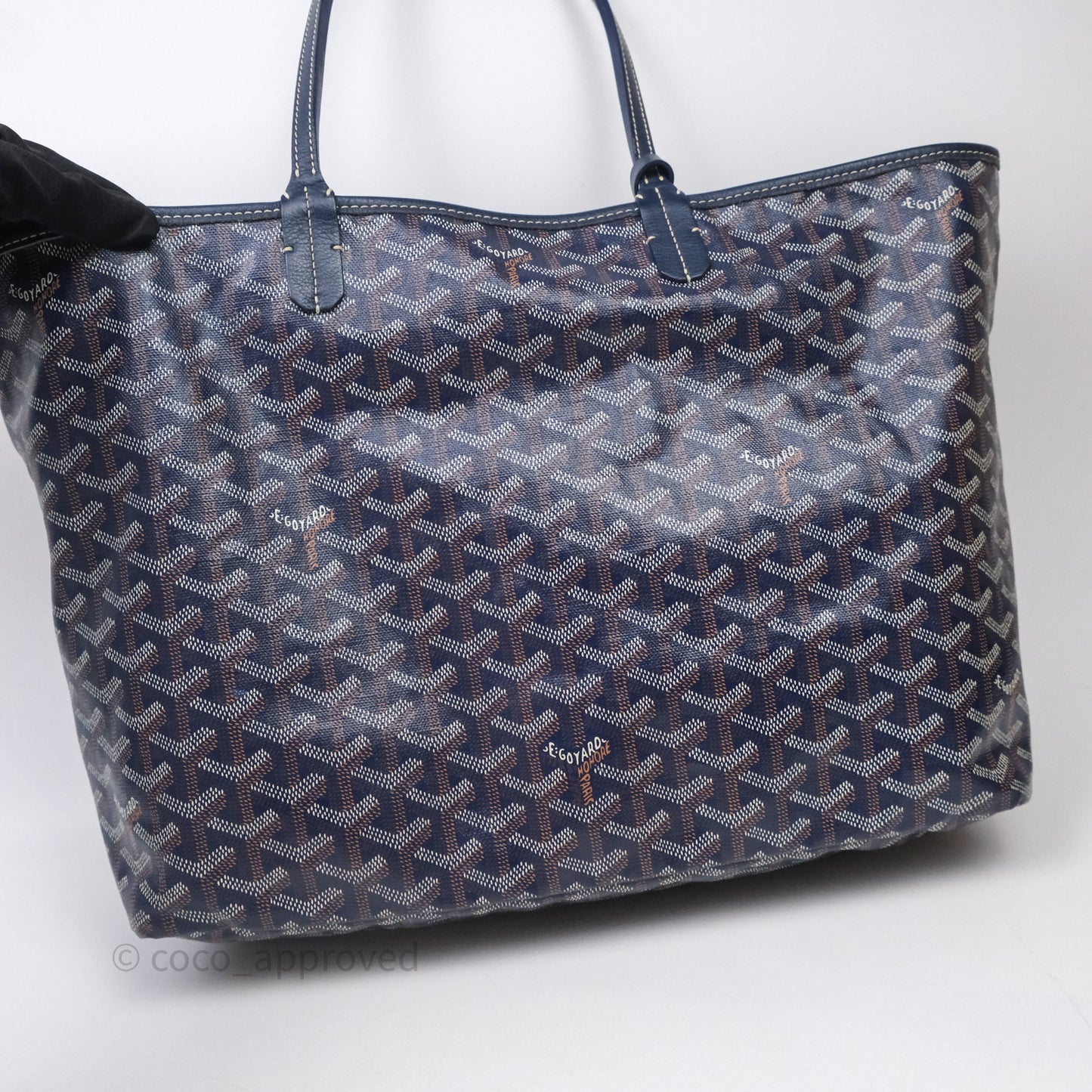 Goyard St Louis Tote PM Navy
