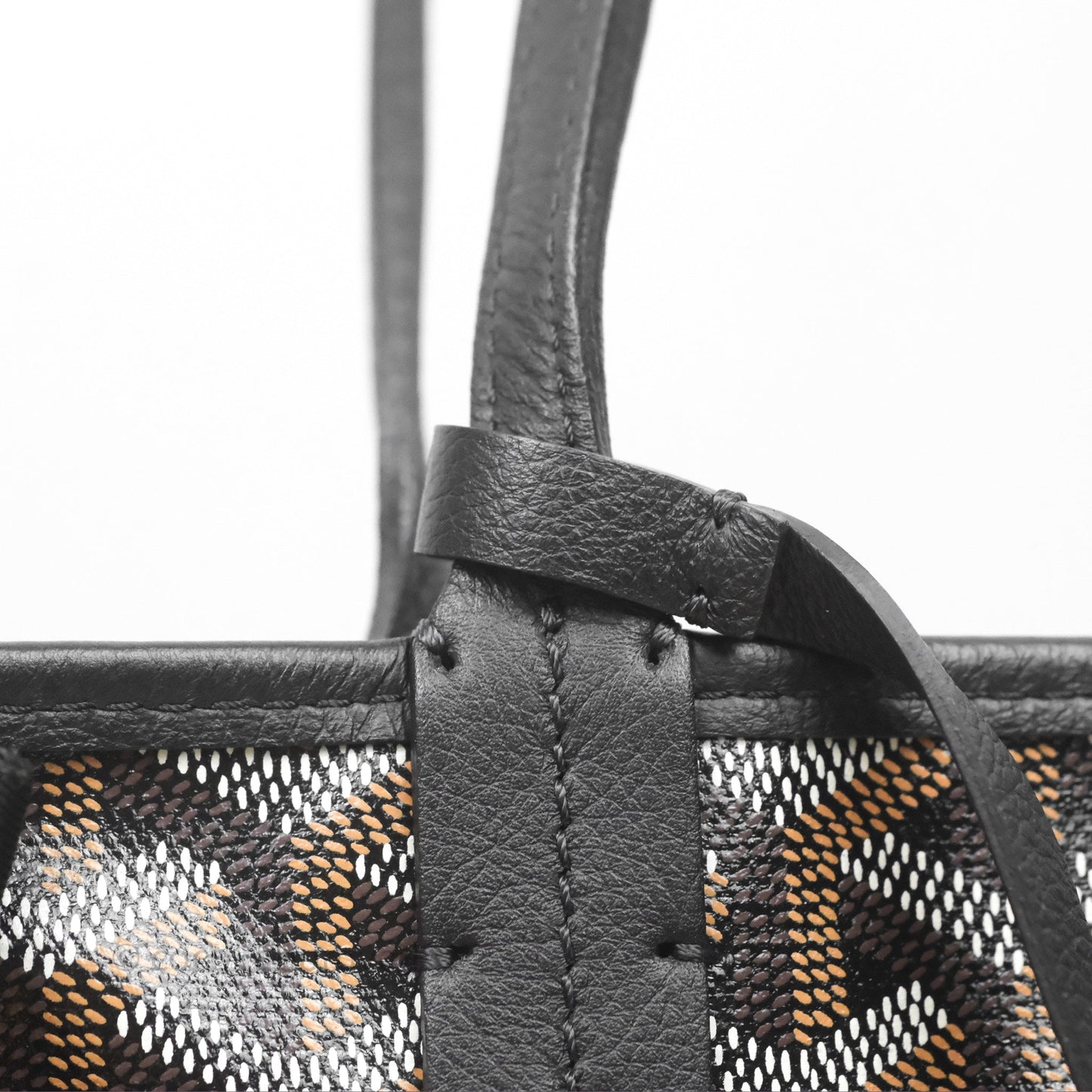 Goyard Anjou Mini Bag Goyardine Canvas Black