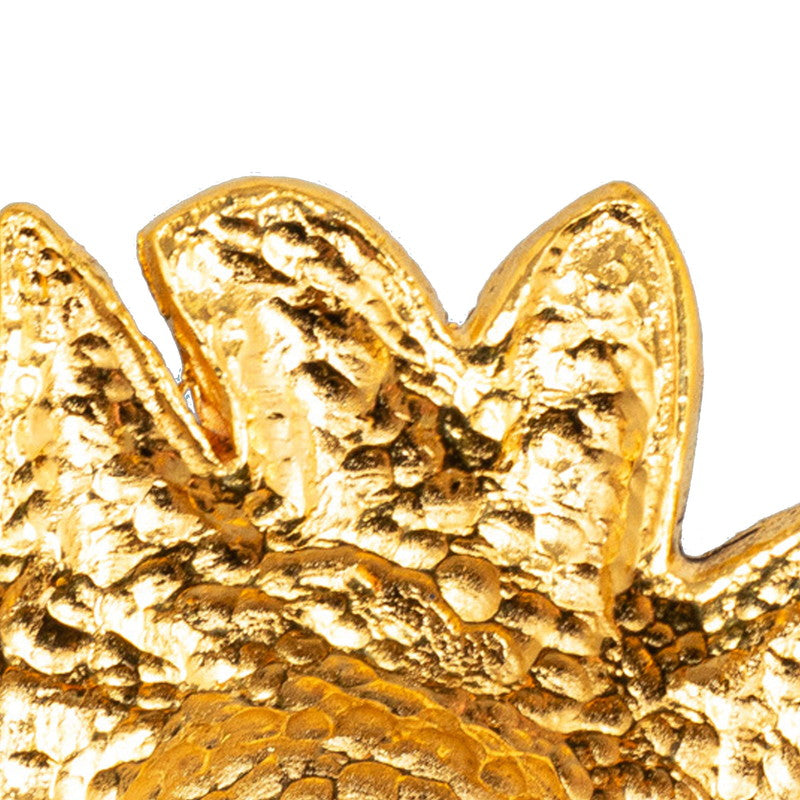 Chanel Lion Sun Sun Motif Brooch G Plated  Chanel