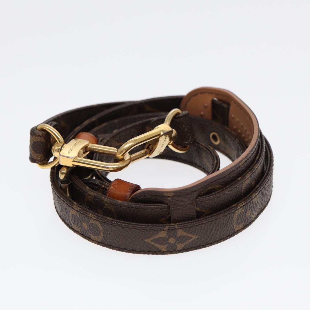 LOUIS VUITTON Monogram Adjustable Shoulder Strap 36.2""-43.7"" LV 89002