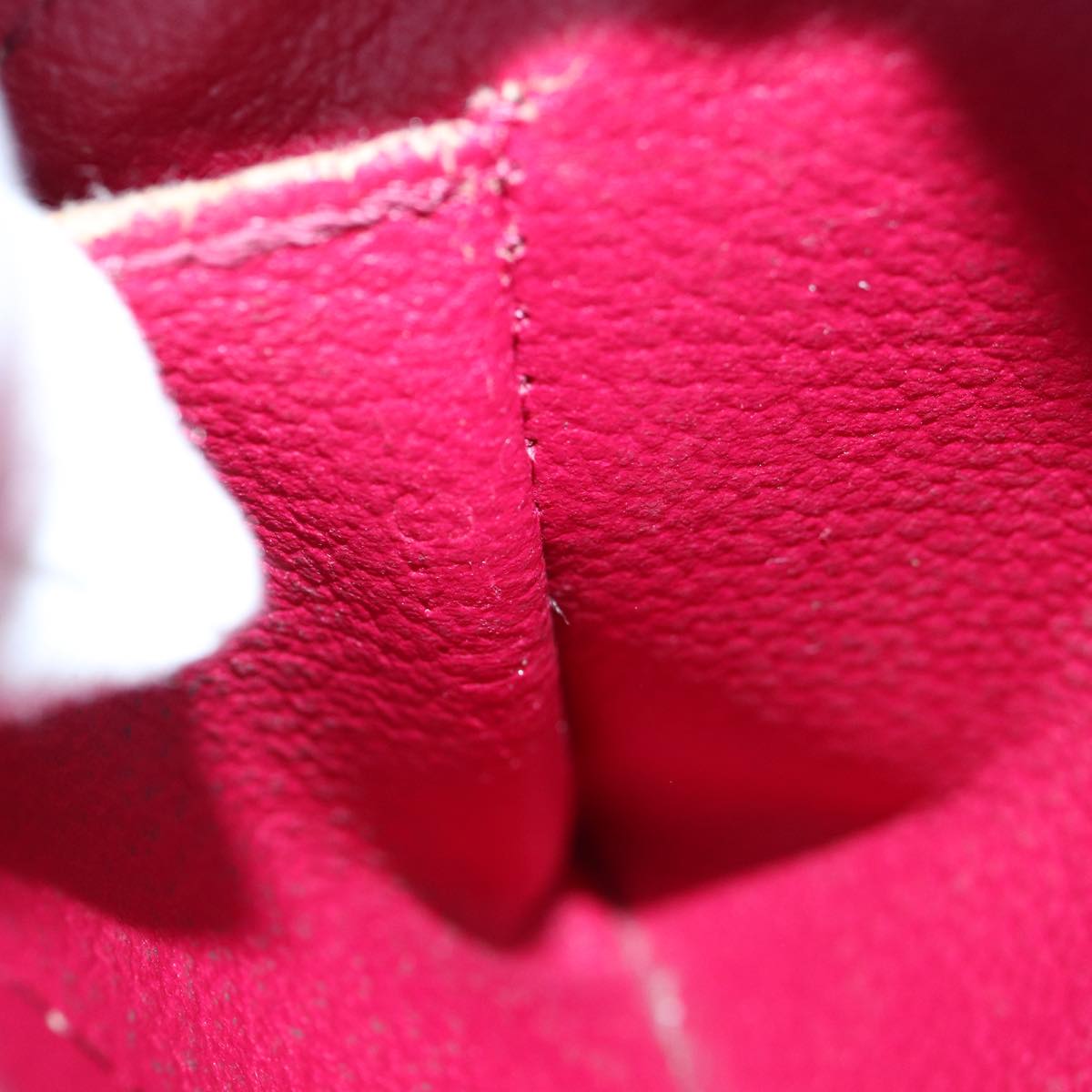 LOUIS VUITTON Epi Pochette Cosmetic PM Pouch Fuchsia M40641 LV 89091