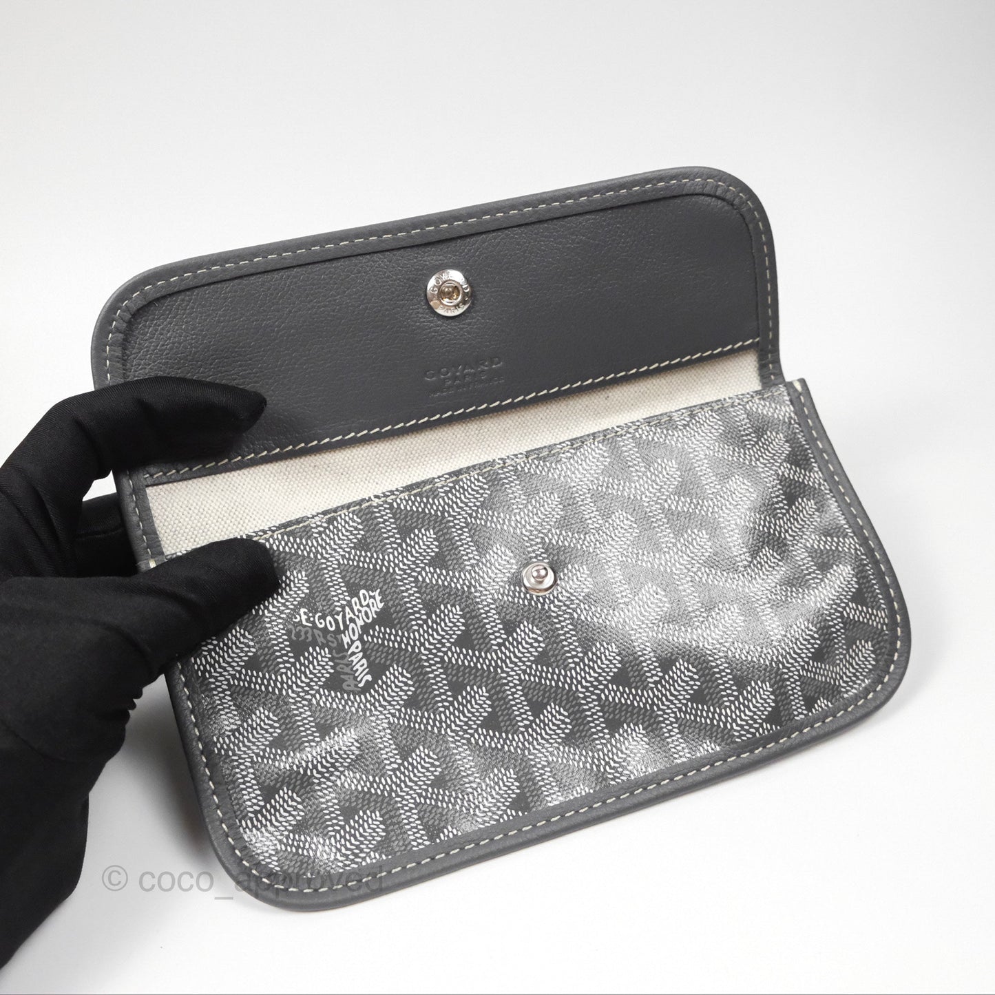 Goyard Bohème Hobo Bag Grey Goyardine Canvas
