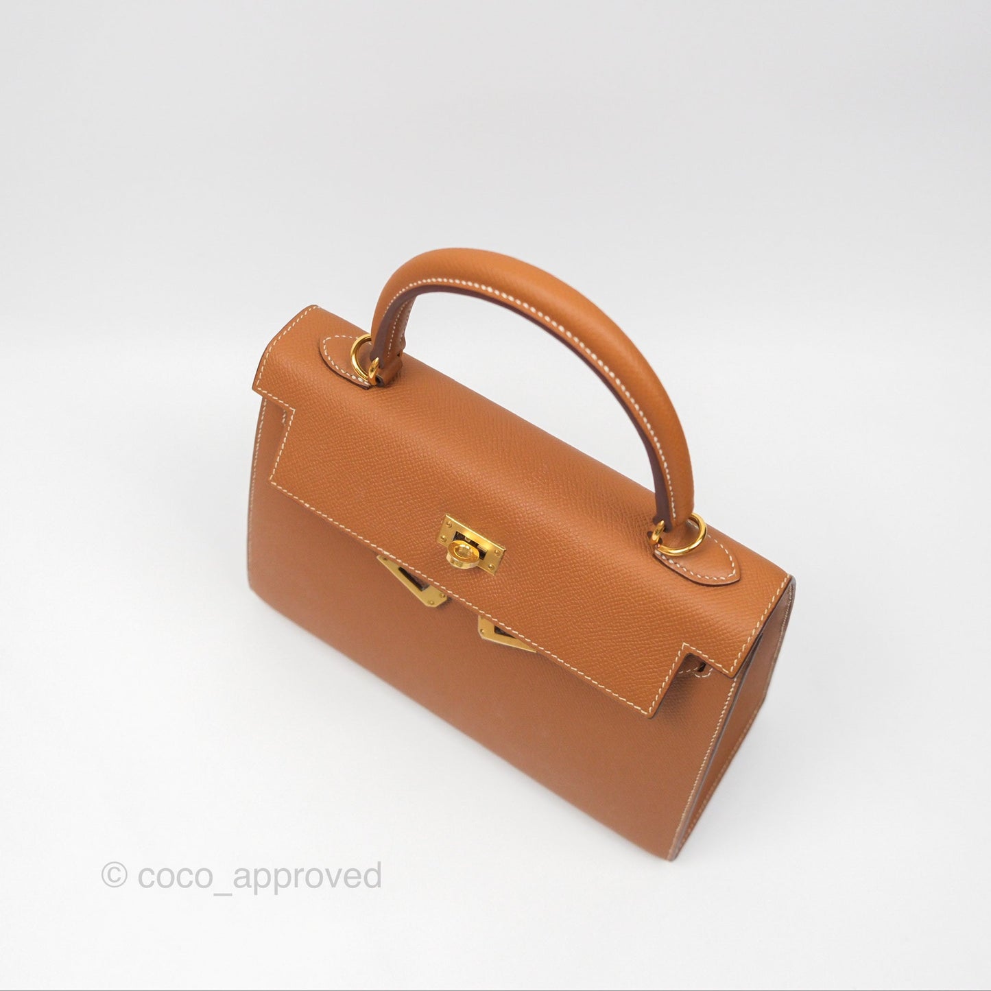 Hermès Kelly 25 Sellier Gold 37 Epsom Gold Hardware
