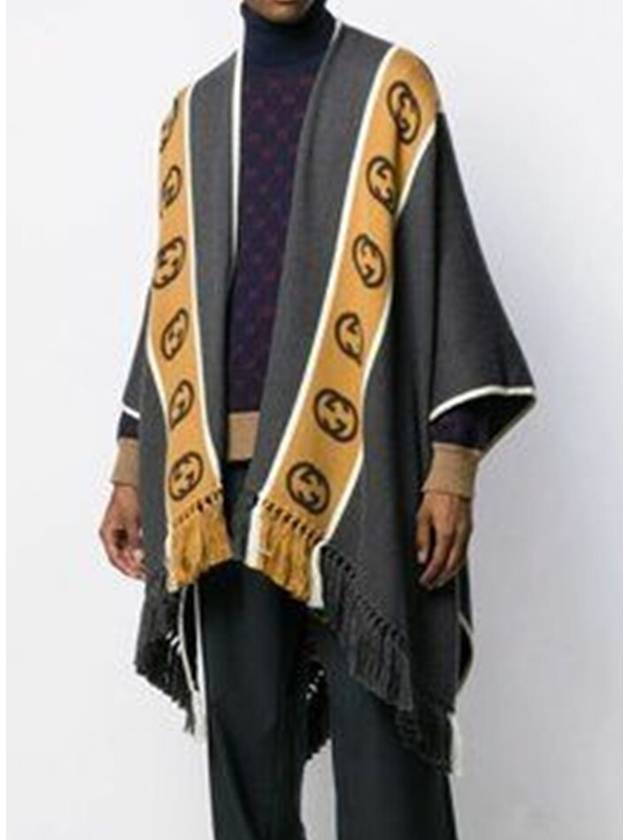 Luxury Gucci Trending 2025 GG interlocking poncho cape