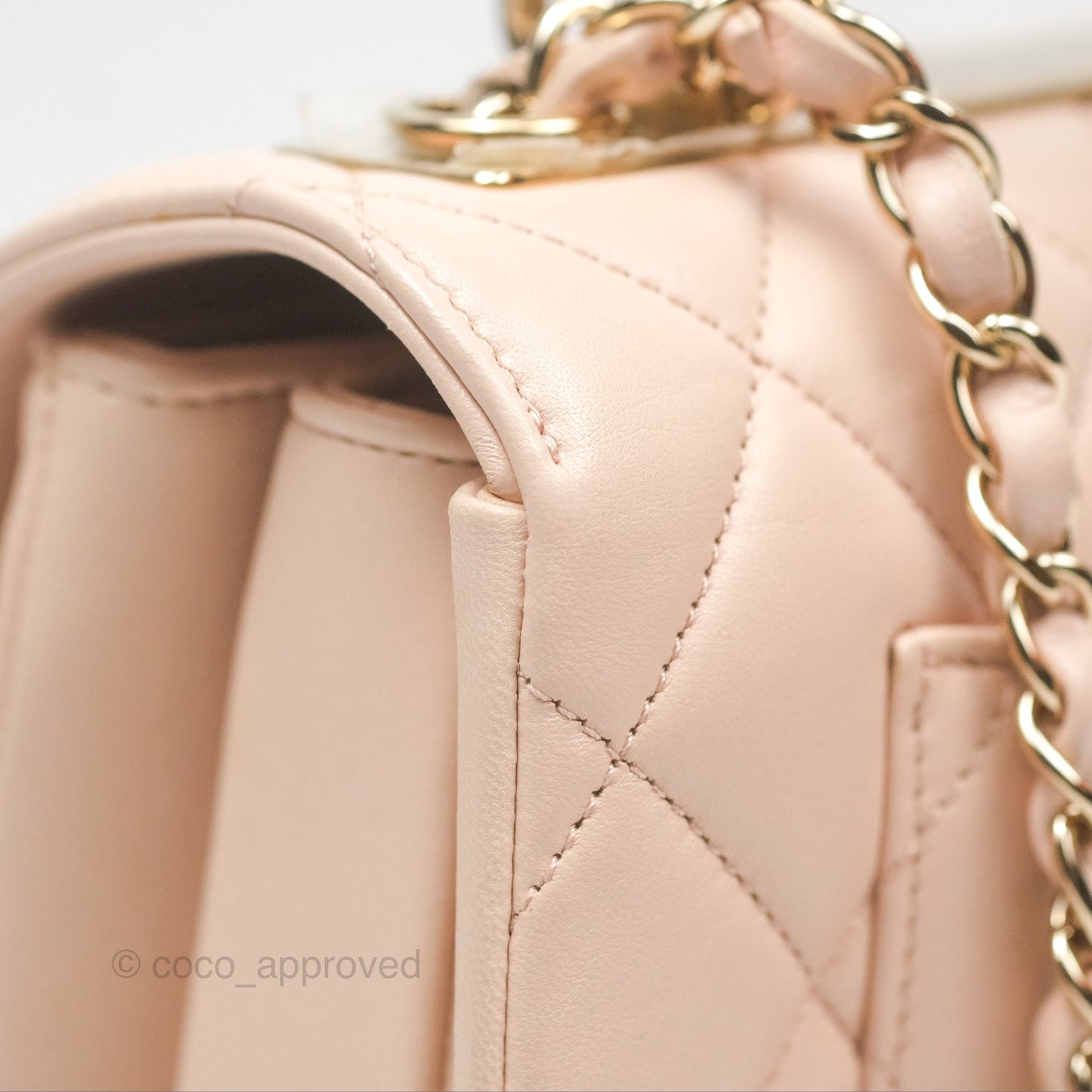 Chanel Trendy CC Small Beige Lambskin Gold Hardware