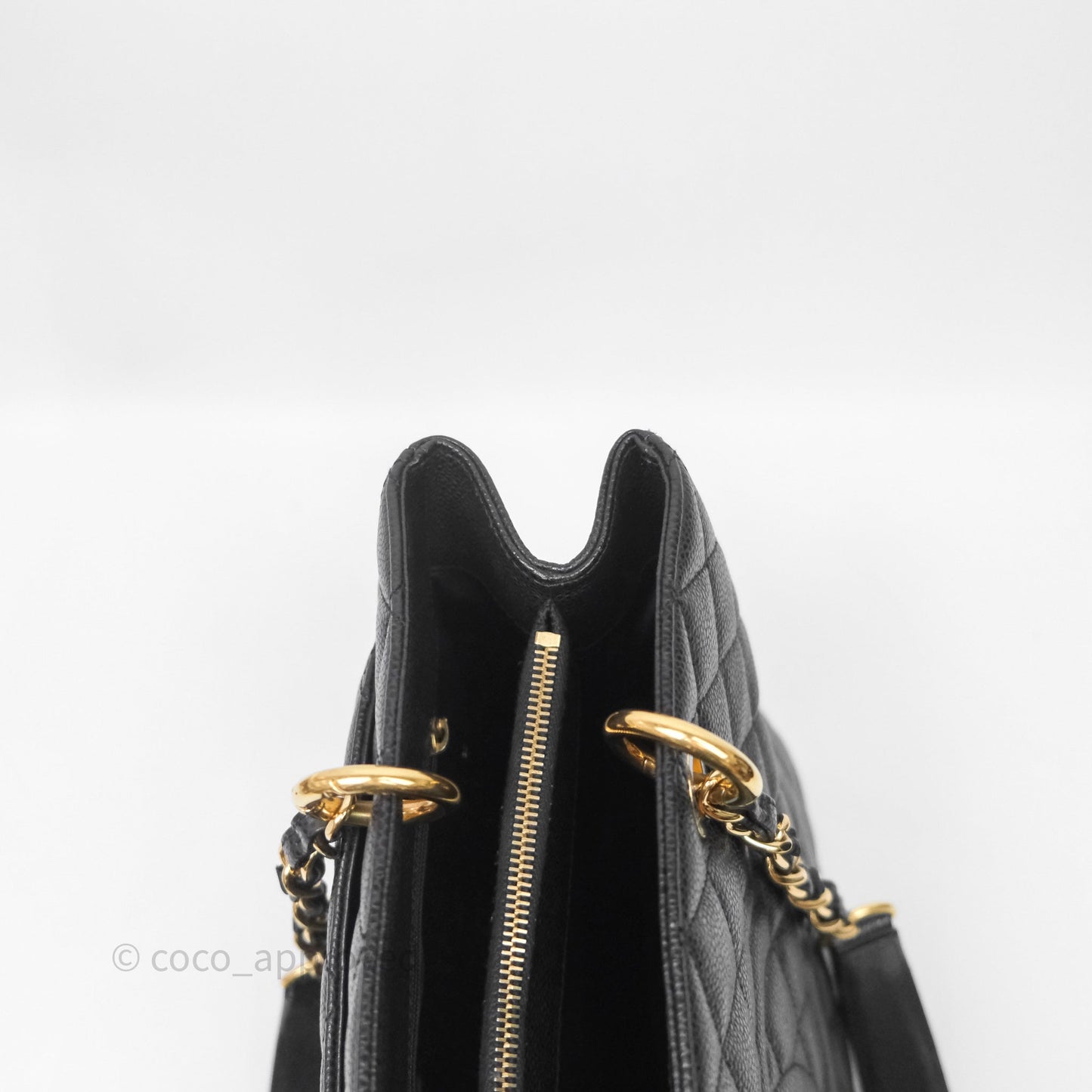 Chanel GST Black Caviar Gold Hardware