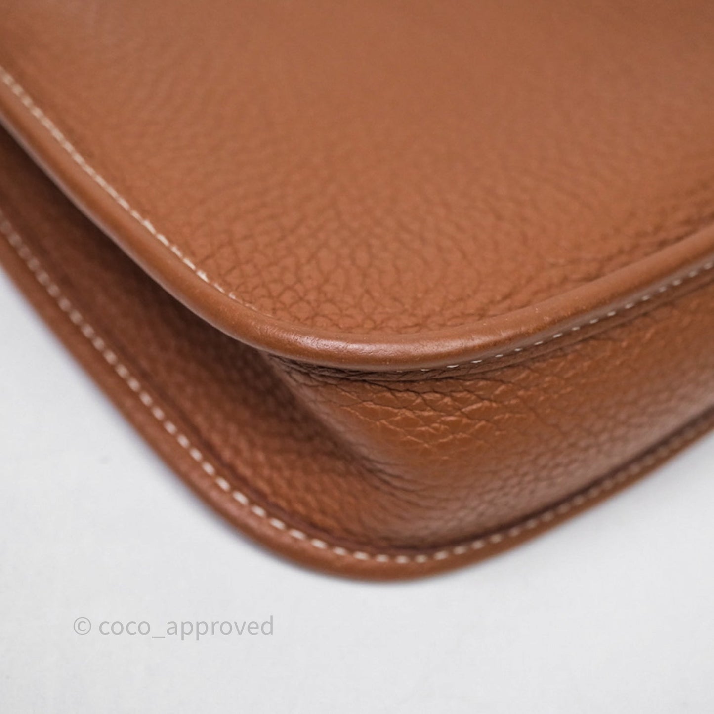 Hermès Mini Evelyne 16 Gold Clemence Gold Hardware