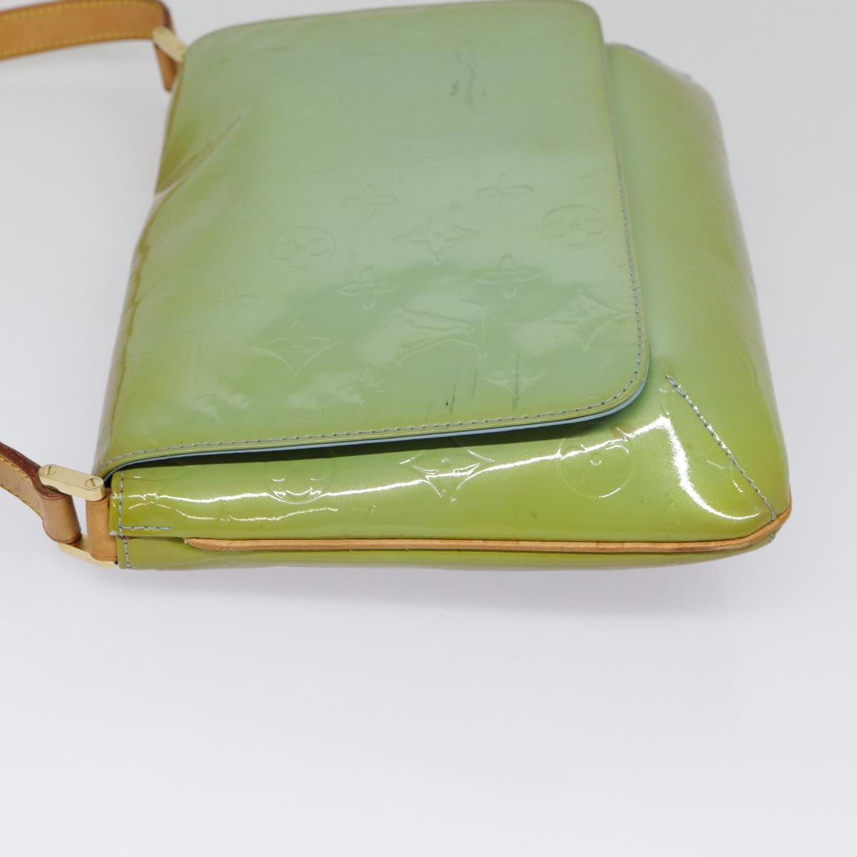 LOUIS VUITTON Monogram Vernis Thompson Street Bag Baby Blue M91009 89182