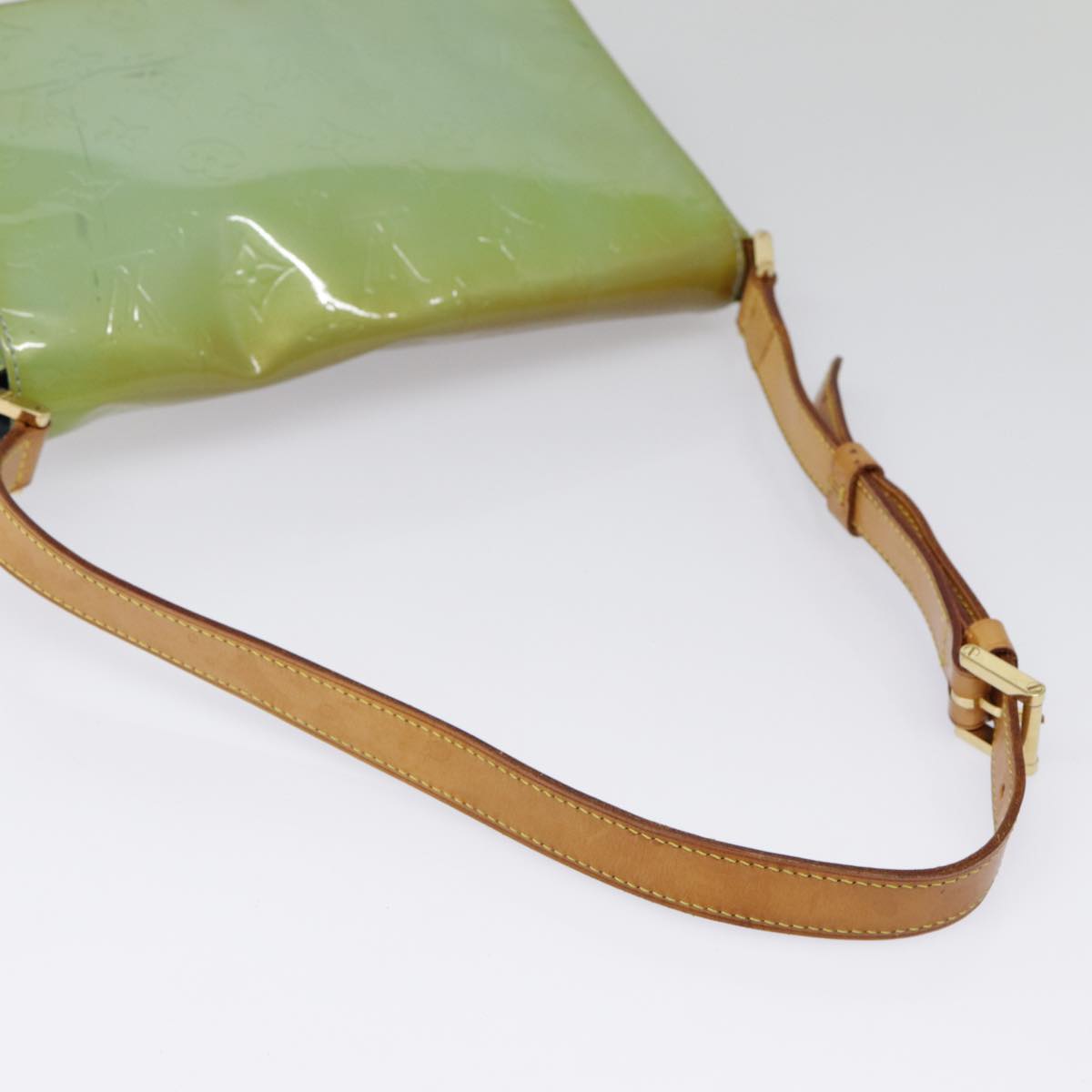 LOUIS VUITTON Monogram Vernis Thompson Street Bag Baby Blue M91009 89182