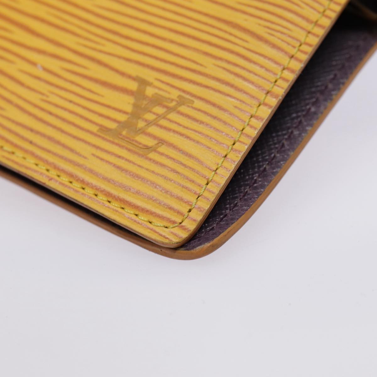 LOUIS VUITTON Epi Agenda PM Day Planner Cover Yellow R20059 LV 89186