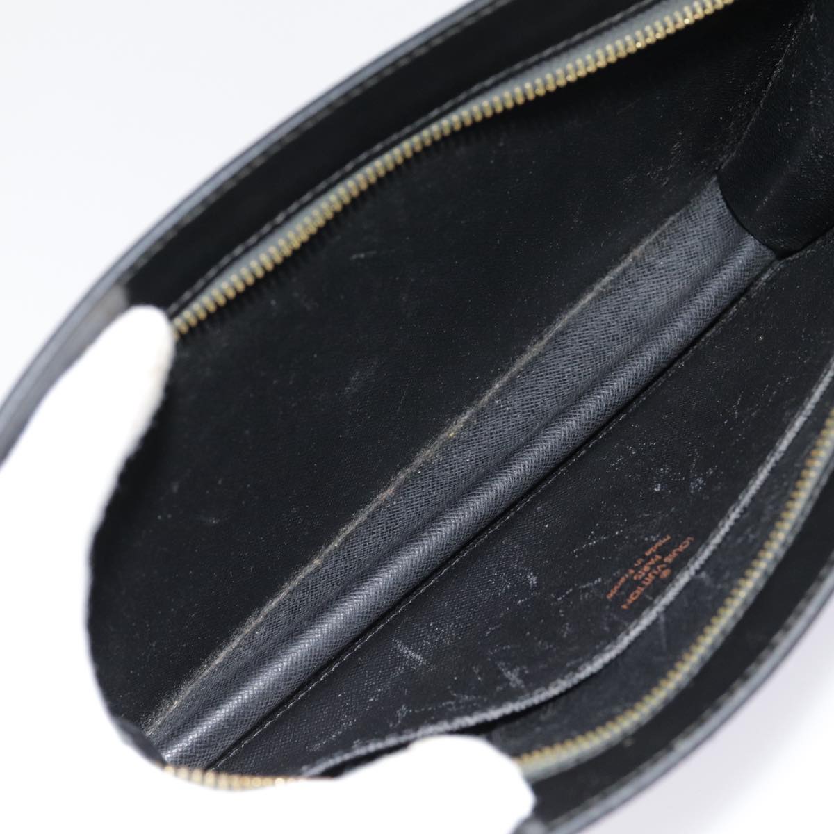 LOUIS VUITTON Epi Pochette Homme Clutch Bag Black Noir M52522 LV 89187