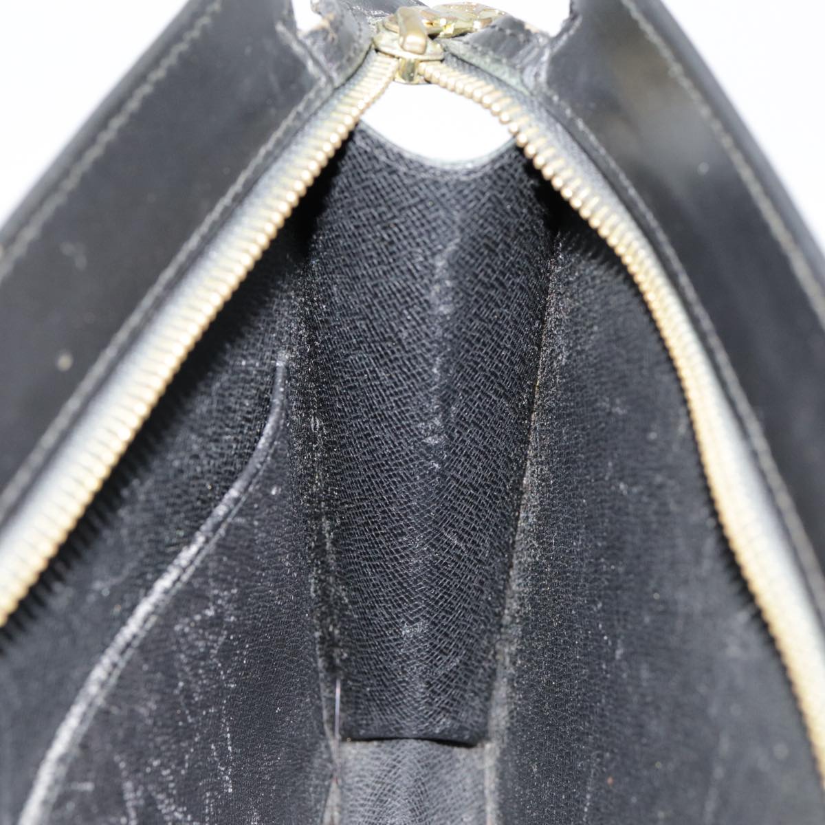 LOUIS VUITTON Epi Pochette Homme Clutch Bag Black Noir M52522 LV 89187
