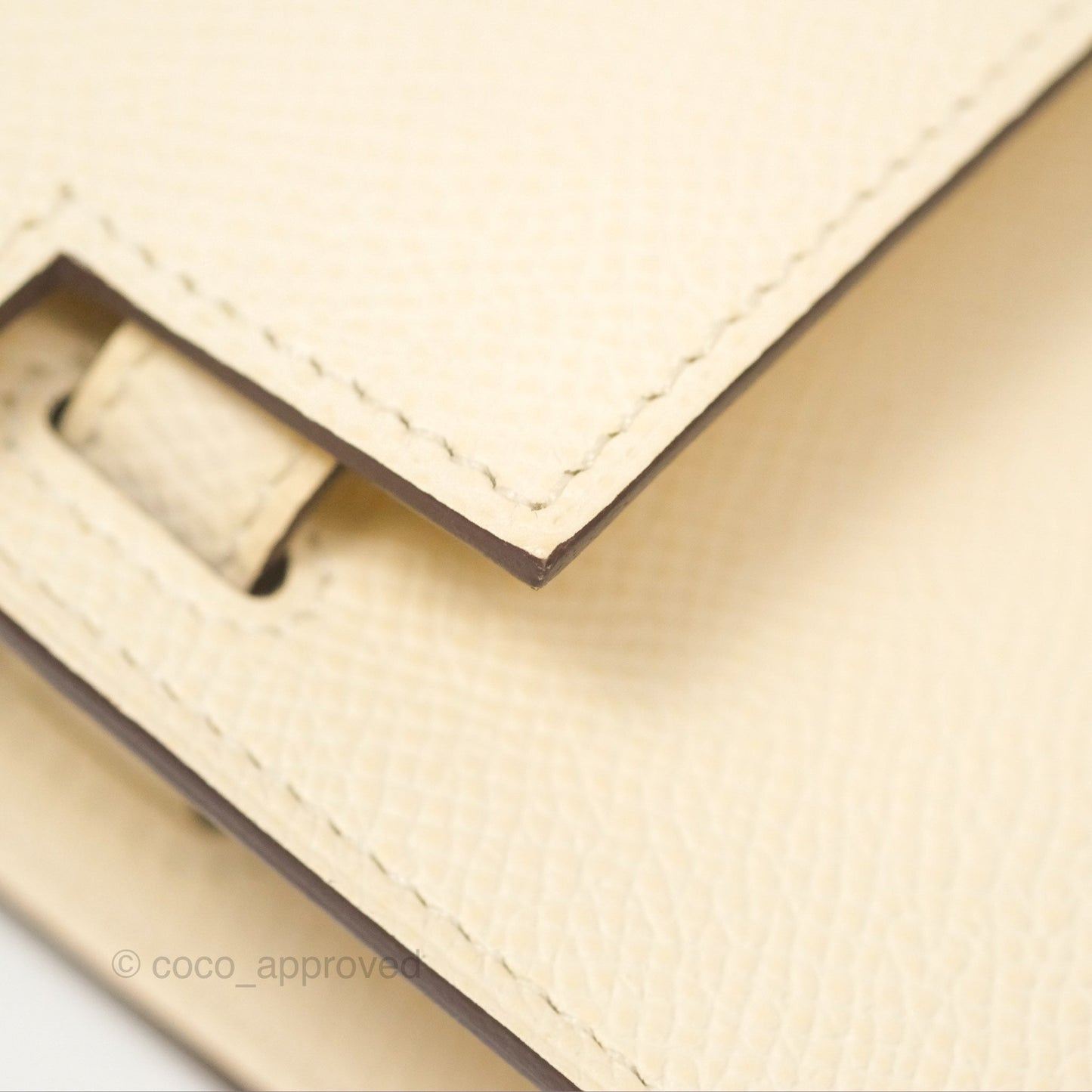 Hermès Kelly To Go Wallet Epsom Nata I2/ Jaune Poussin Gold Hardware