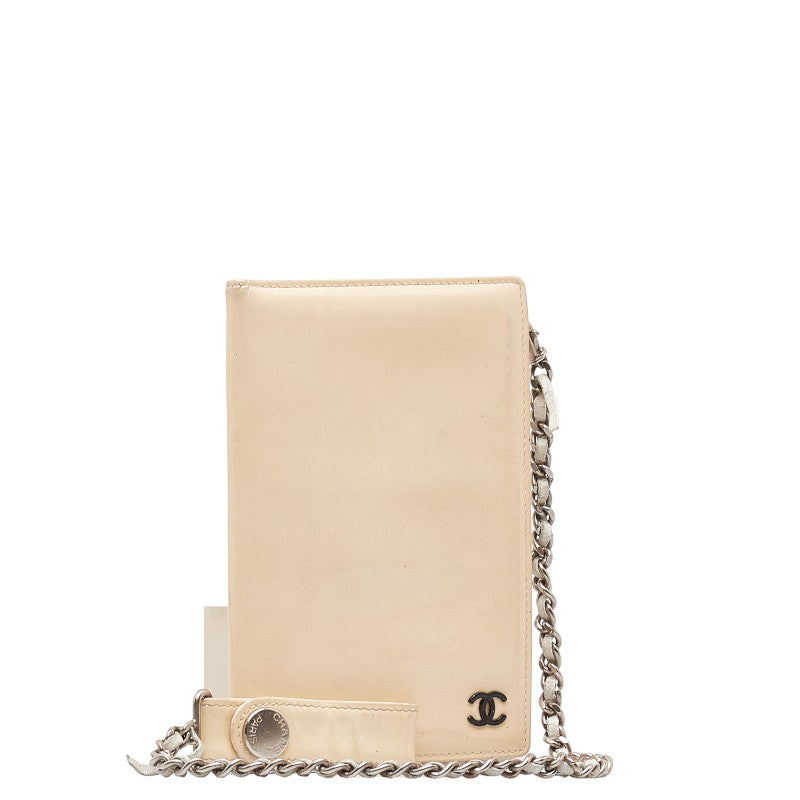 Chanel Coco Card Box Card Her Beige Patent Leather  Chanel