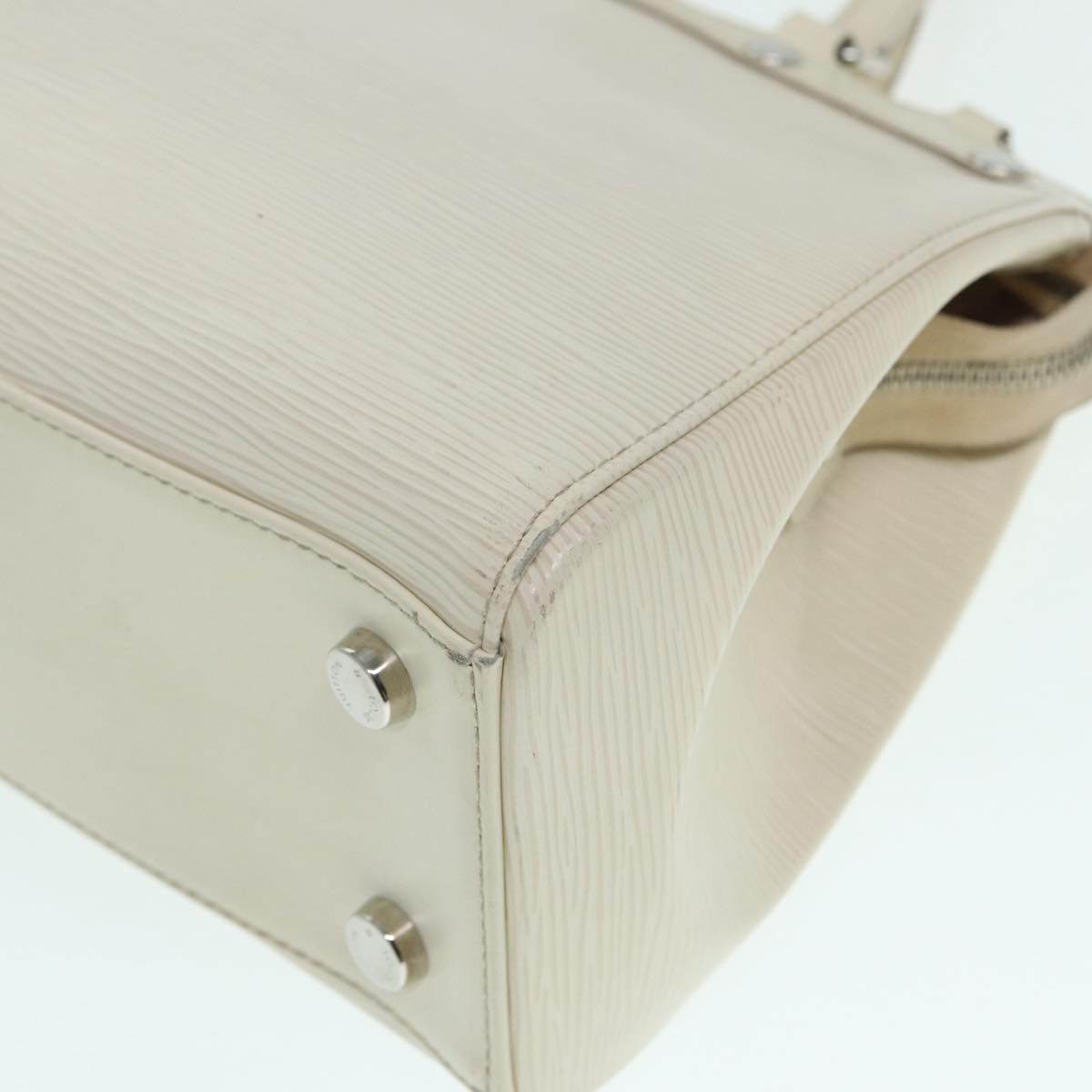 LOUIS VUITTON Epi Blair MM Hand Bag 2way White Yvoire M40330 LV 89206