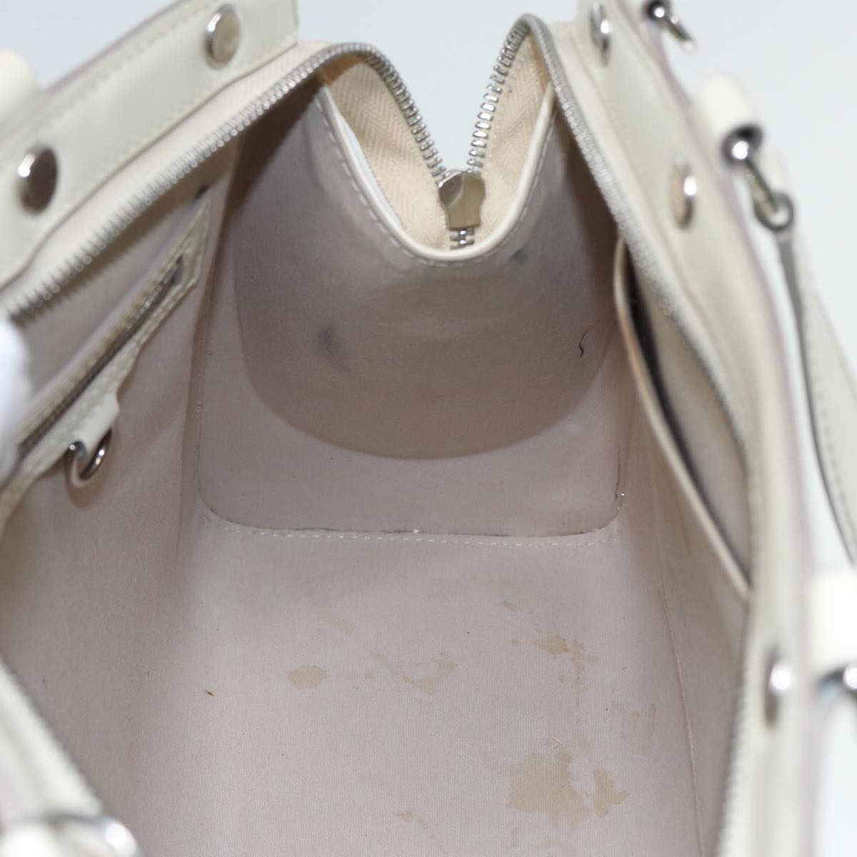 LOUIS VUITTON Epi Blair MM Hand Bag 2way White Yvoire M40330 LV 89206