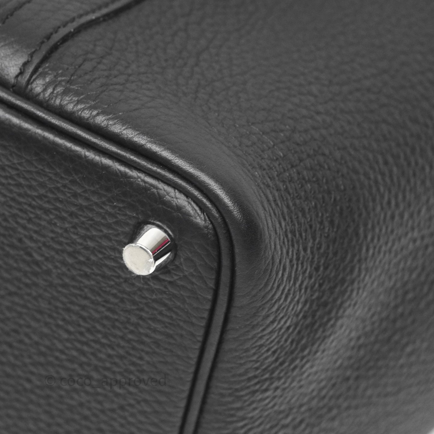 Hermès Picotin 18 Black Noir 89 Clemence Palladium Hardware