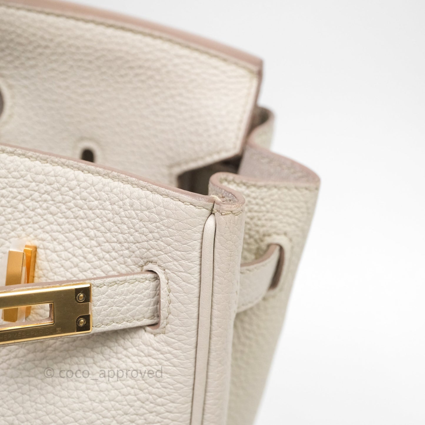 Hermes Birkin 25 Beton Togo Gold Hardware